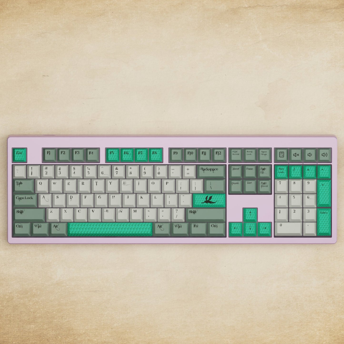 Monsgeek M5 - 100% Dragon Scale Mechanical Keyboard - Goblintechkeys