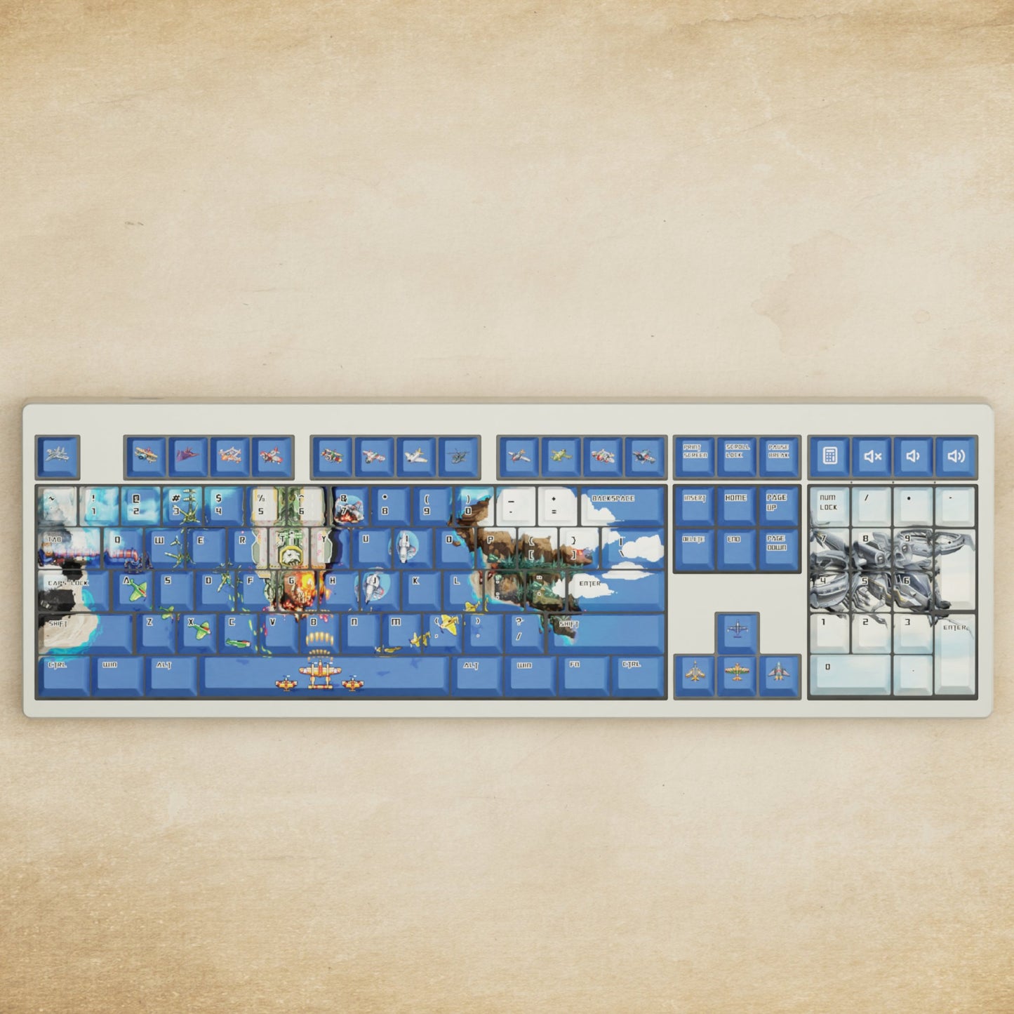 Monsgeek M5 - 100% Fighter Arcade Mechanical Keyboard - Goblintechkeys