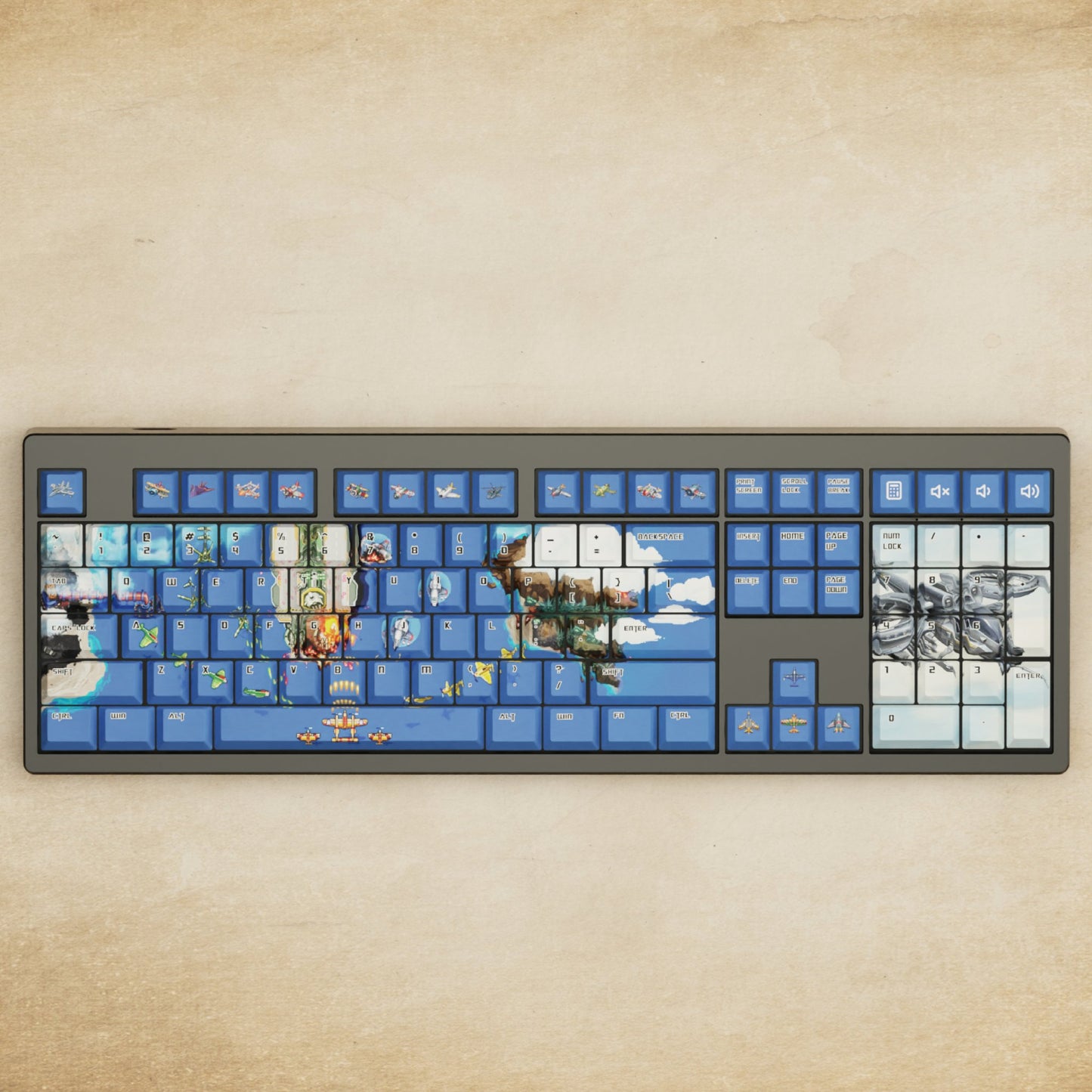 Monsgeek M5 - 100% Fighter Arcade Mechanical Keyboard - Goblintechkeys