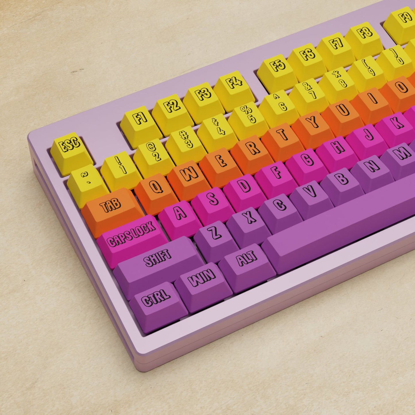 Monsgeek M5 - 100% Fruit Salad Mechanical Keyboard - Goblintechkeys