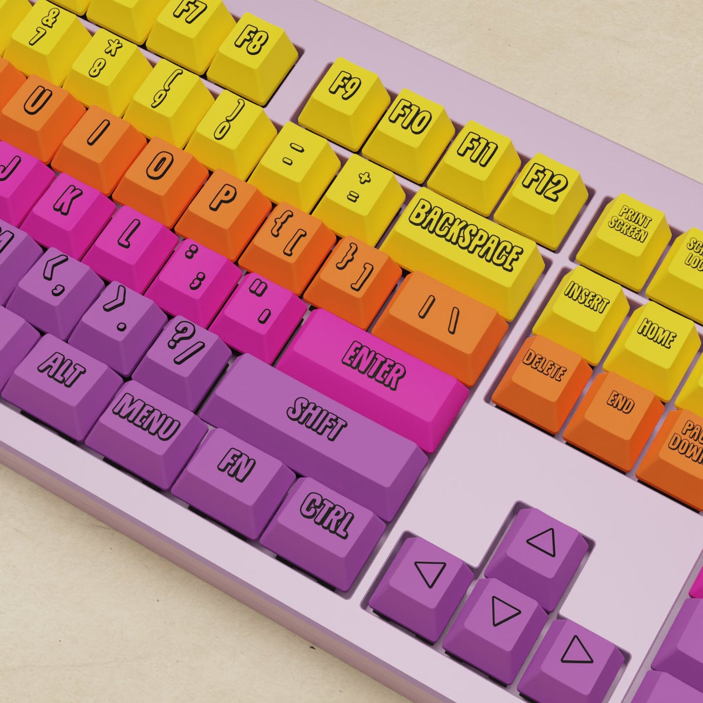 Monsgeek M5 - 100% Fruit Salad Mechanical Keyboard - Goblintechkeys