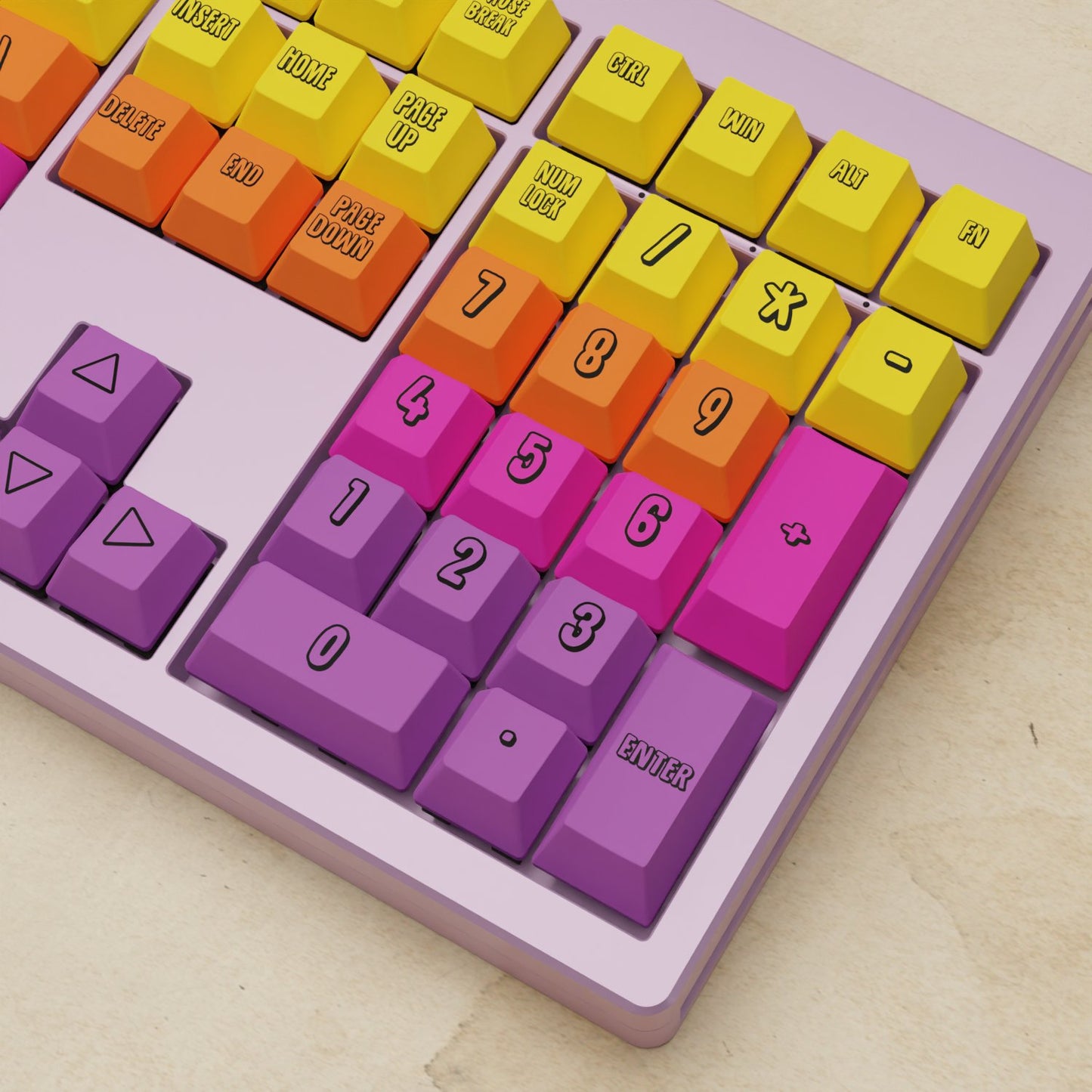 Monsgeek M5 - 100% Fruit Salad Mechanical Keyboard - Goblintechkeys
