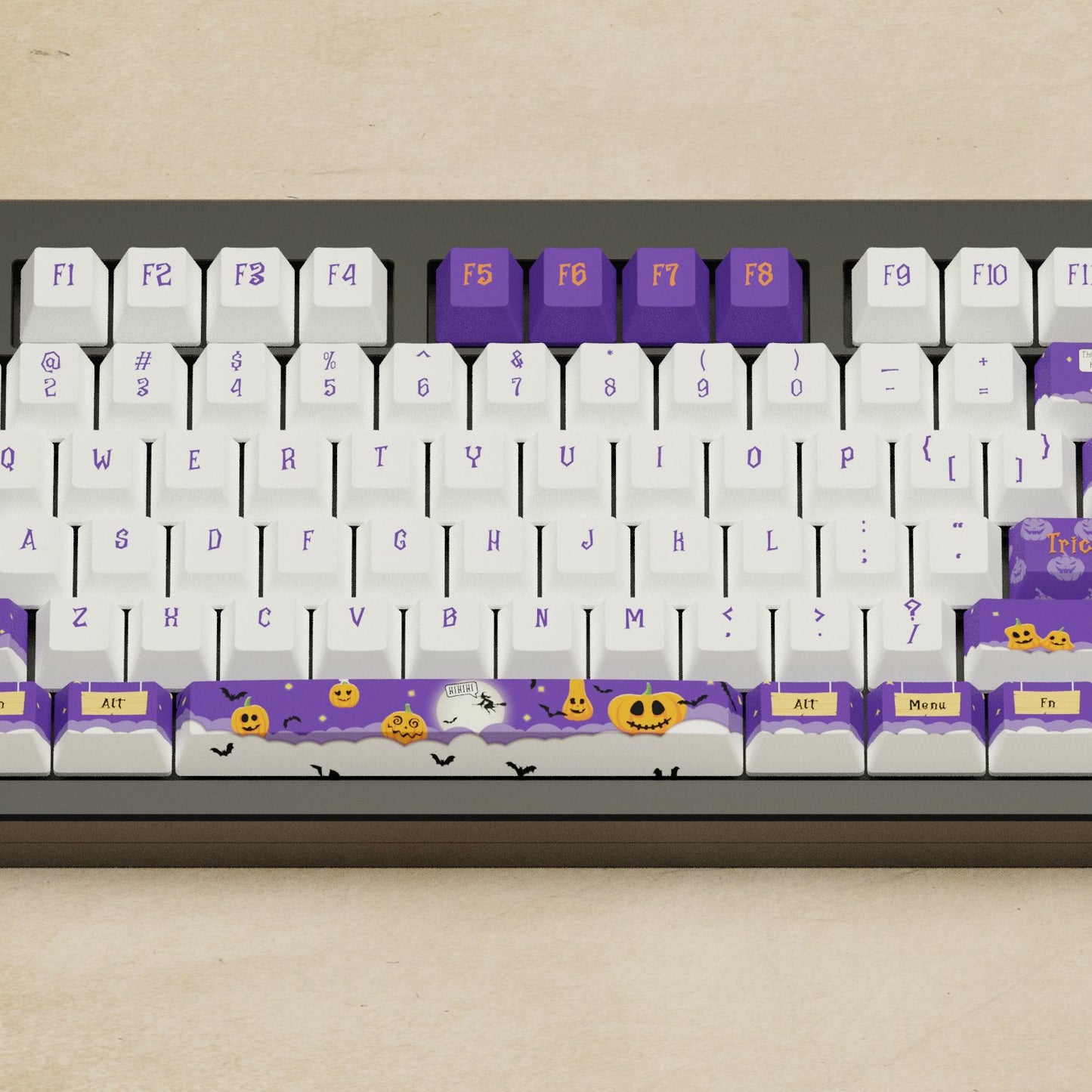 Monsgeek M5 - 100% Halloween Mechanical Keyboard - Goblintechkeys
