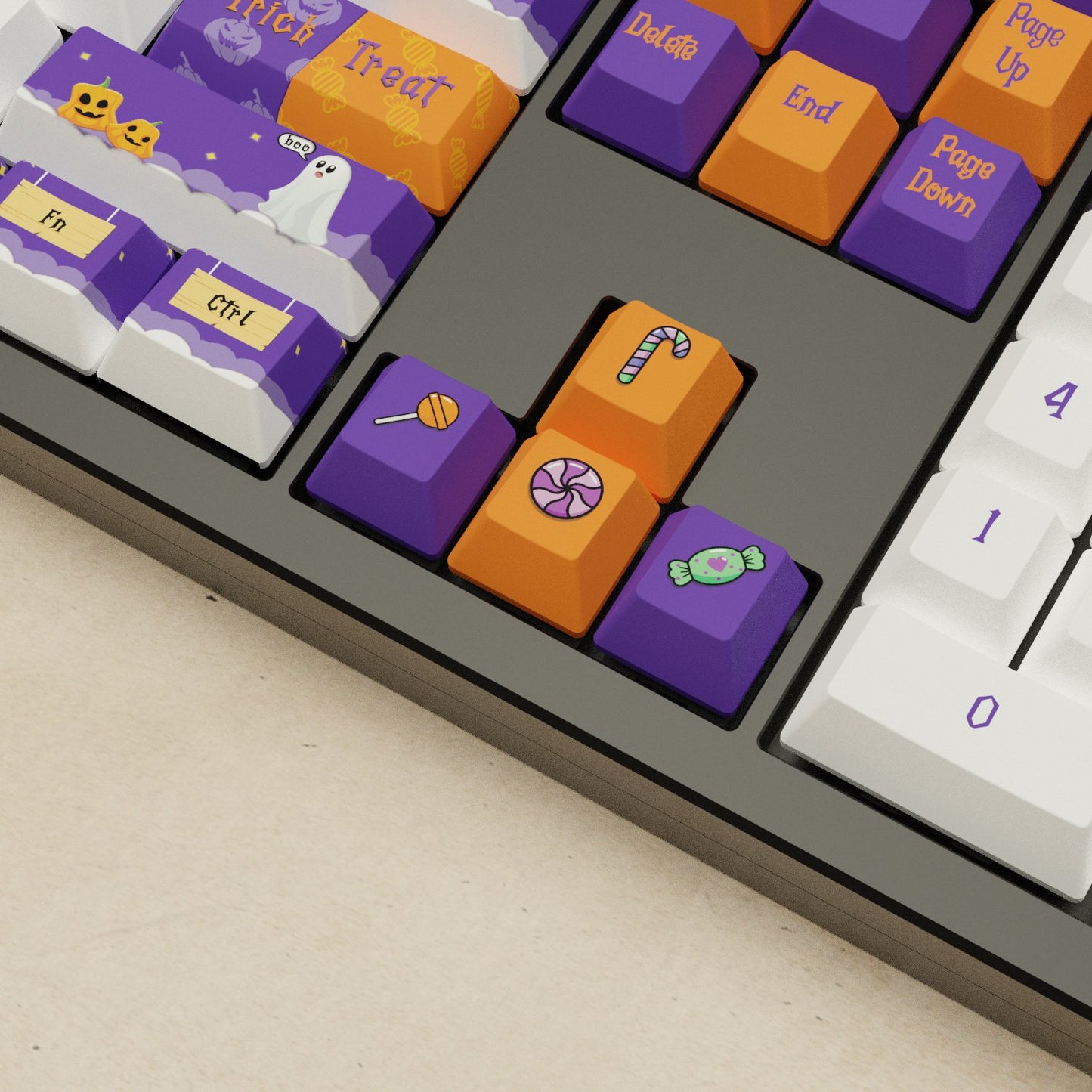 Monsgeek M5 - 100% Halloween Mechanical Keyboard - Goblintechkeys