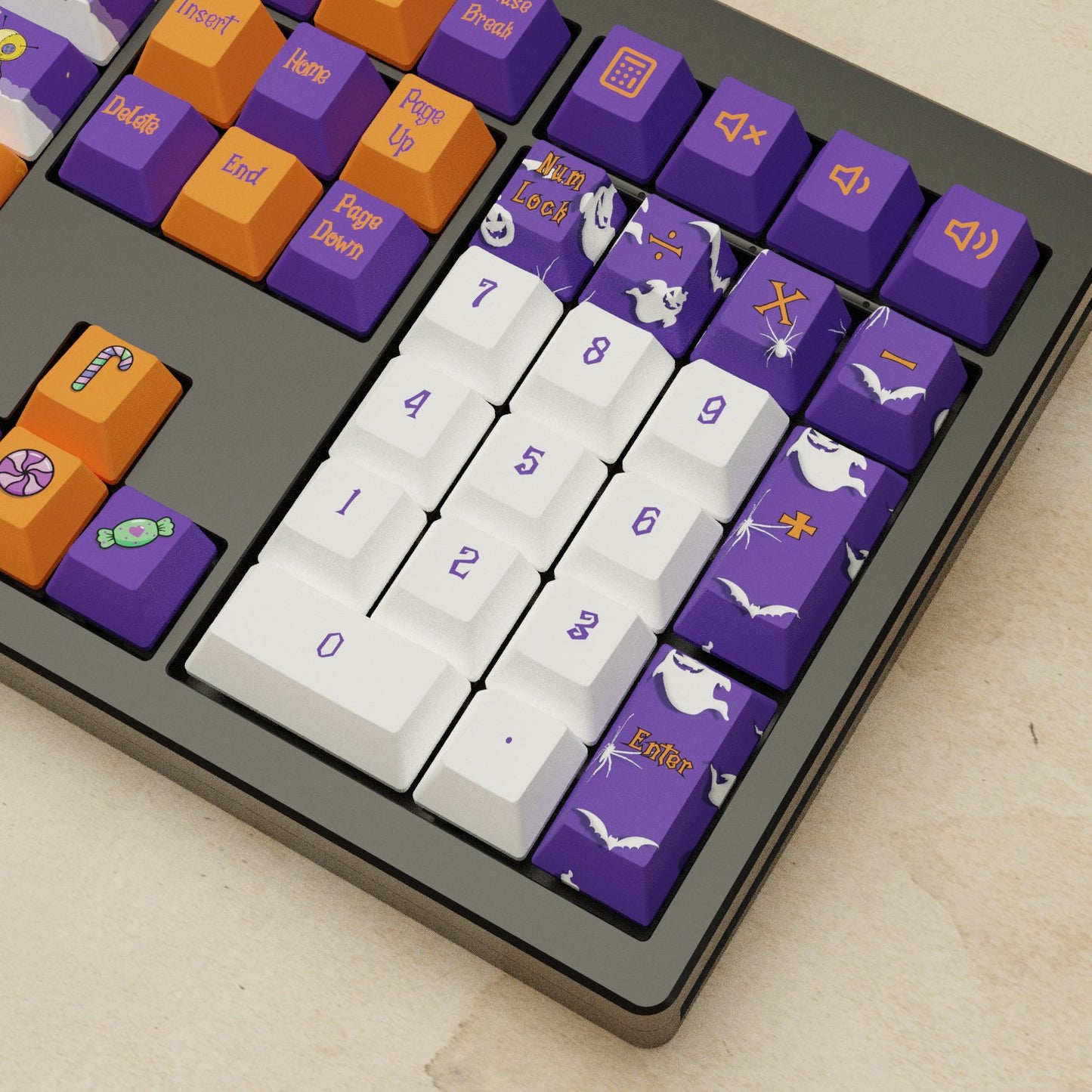 Monsgeek M5 - 100% Halloween Mechanical Keyboard - Goblintechkeys