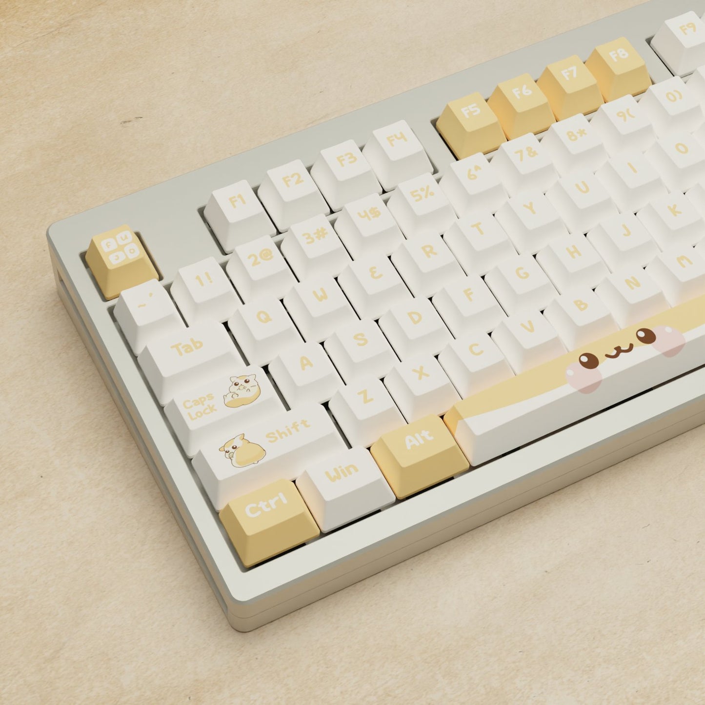 Monsgeek M5 - 100% Hamster Mechanical Keyboard - Goblintechkeys