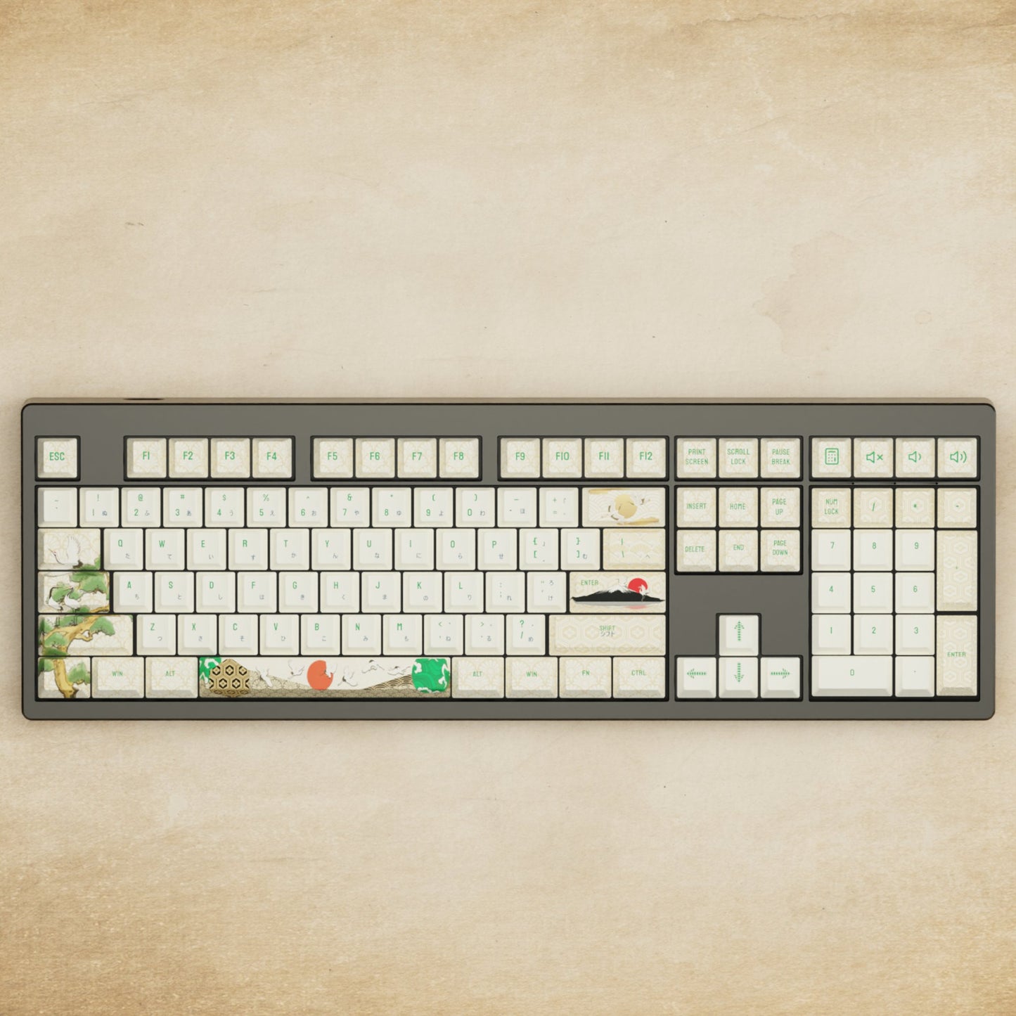 Monsgeek M5 - 100% Japanese Crane Mechanical Keyboard - Goblintechkeys