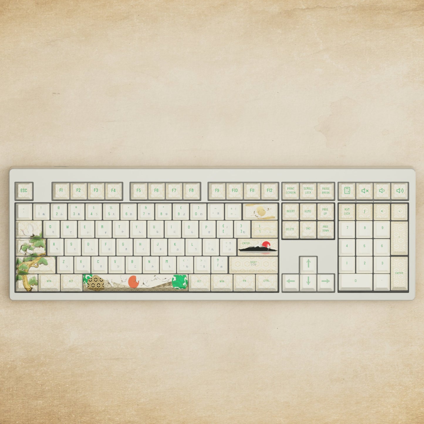 Monsgeek M5 - 100% Japanese Crane Mechanical Keyboard - Goblintechkeys