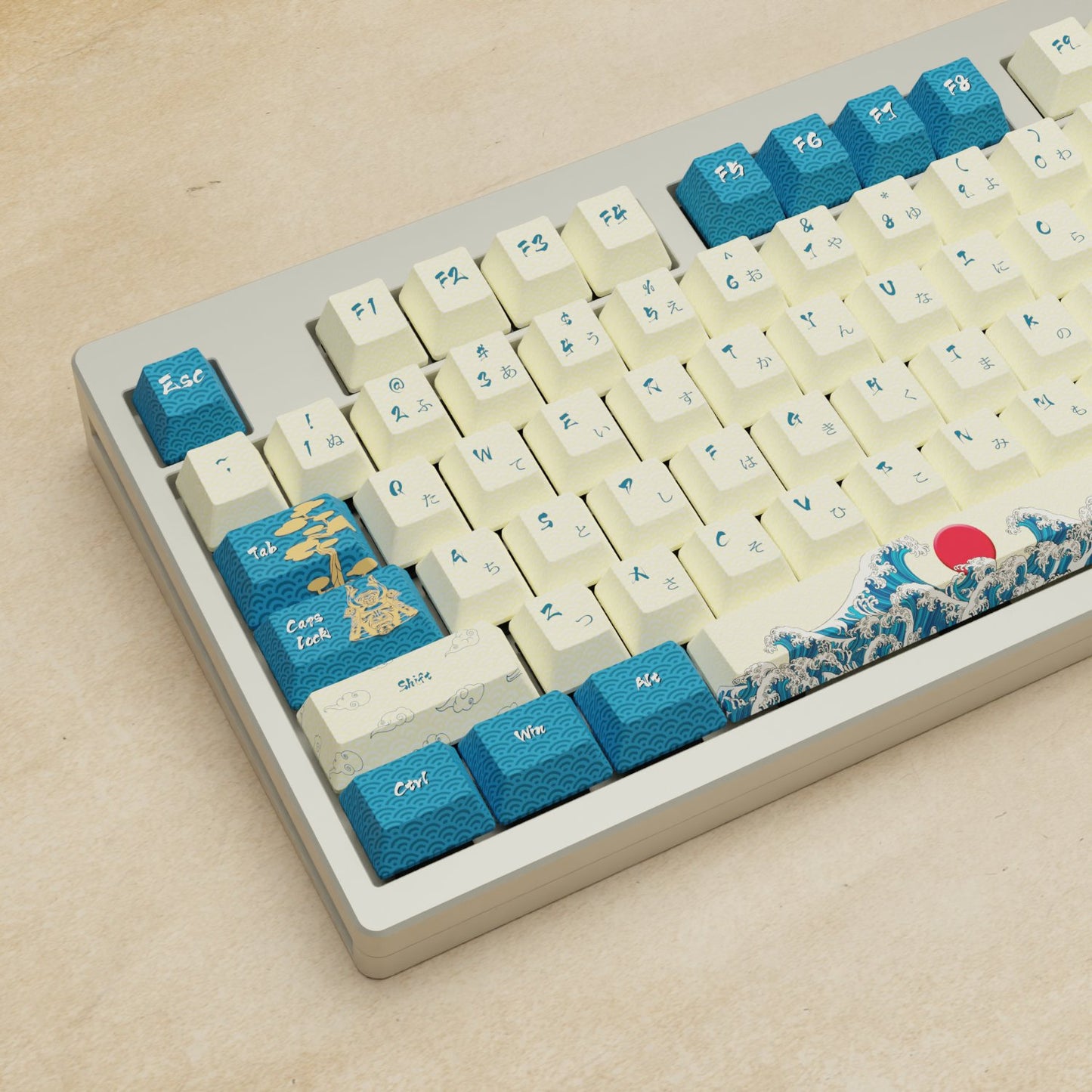 Monsgeek M5 - 100% Japanese Wave Mechanical Keyboard - Goblintechkeys