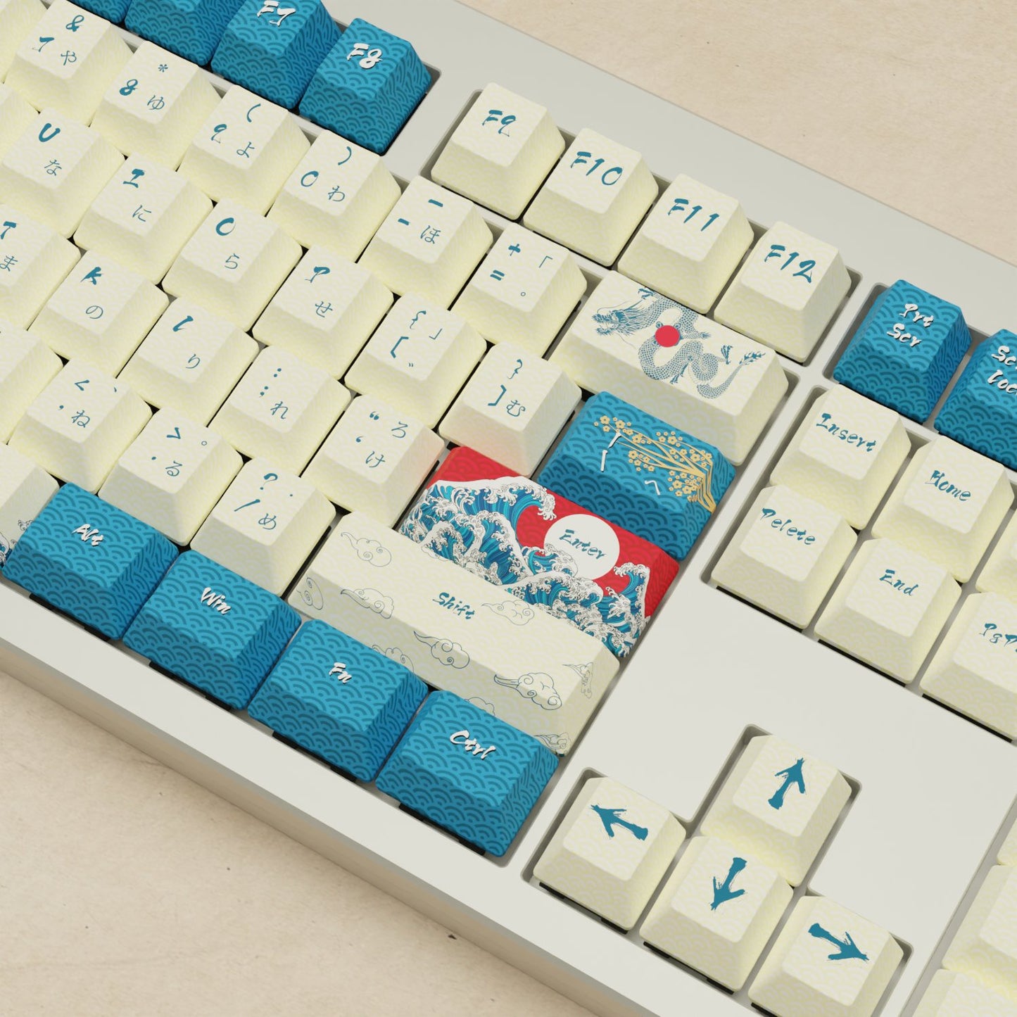 Monsgeek M5 - 100% Japanese Wave Mechanical Keyboard - Goblintechkeys
