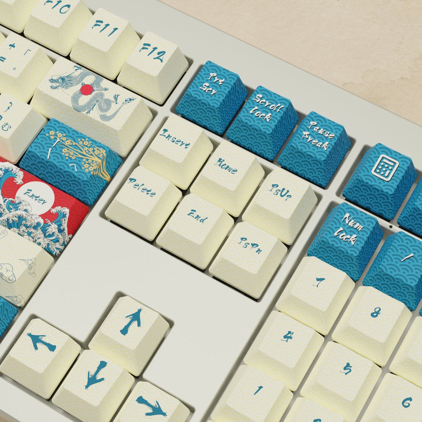 Monsgeek M5 - 100% Japanese Wave Mechanical Keyboard - Goblintechkeys