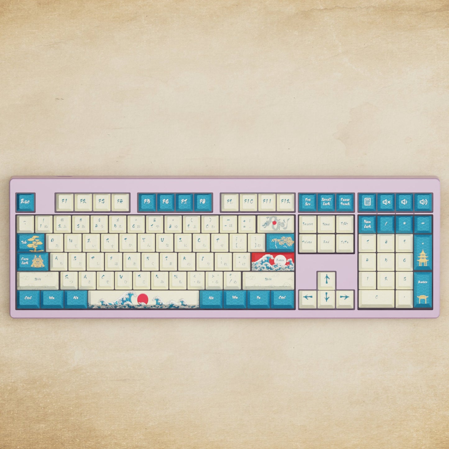Monsgeek M5 - 100% Japanese Wave Mechanical Keyboard - Goblintechkeys