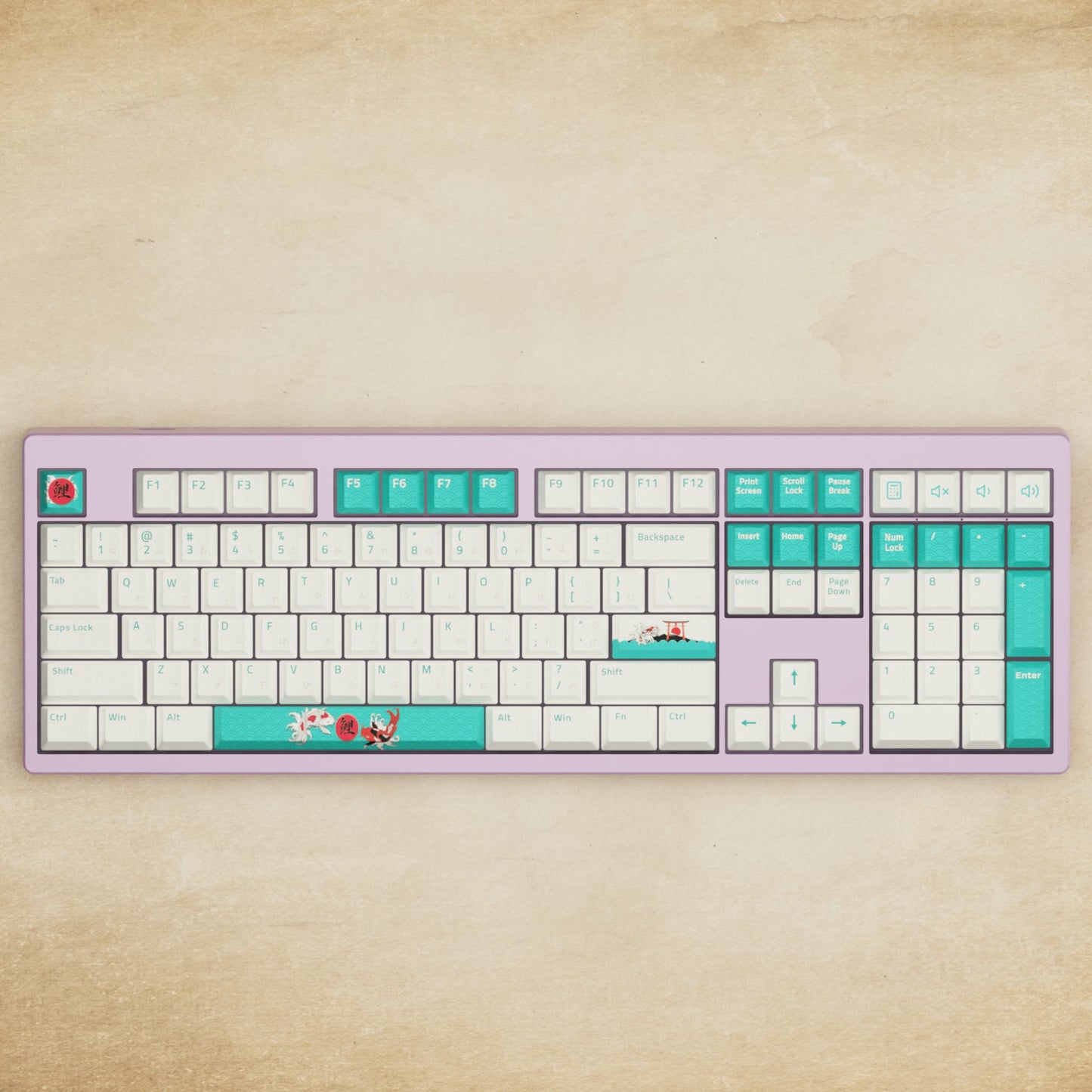 Monsgeek M5 - 100% Koi Mechanical Keyboard - Goblintechkeys