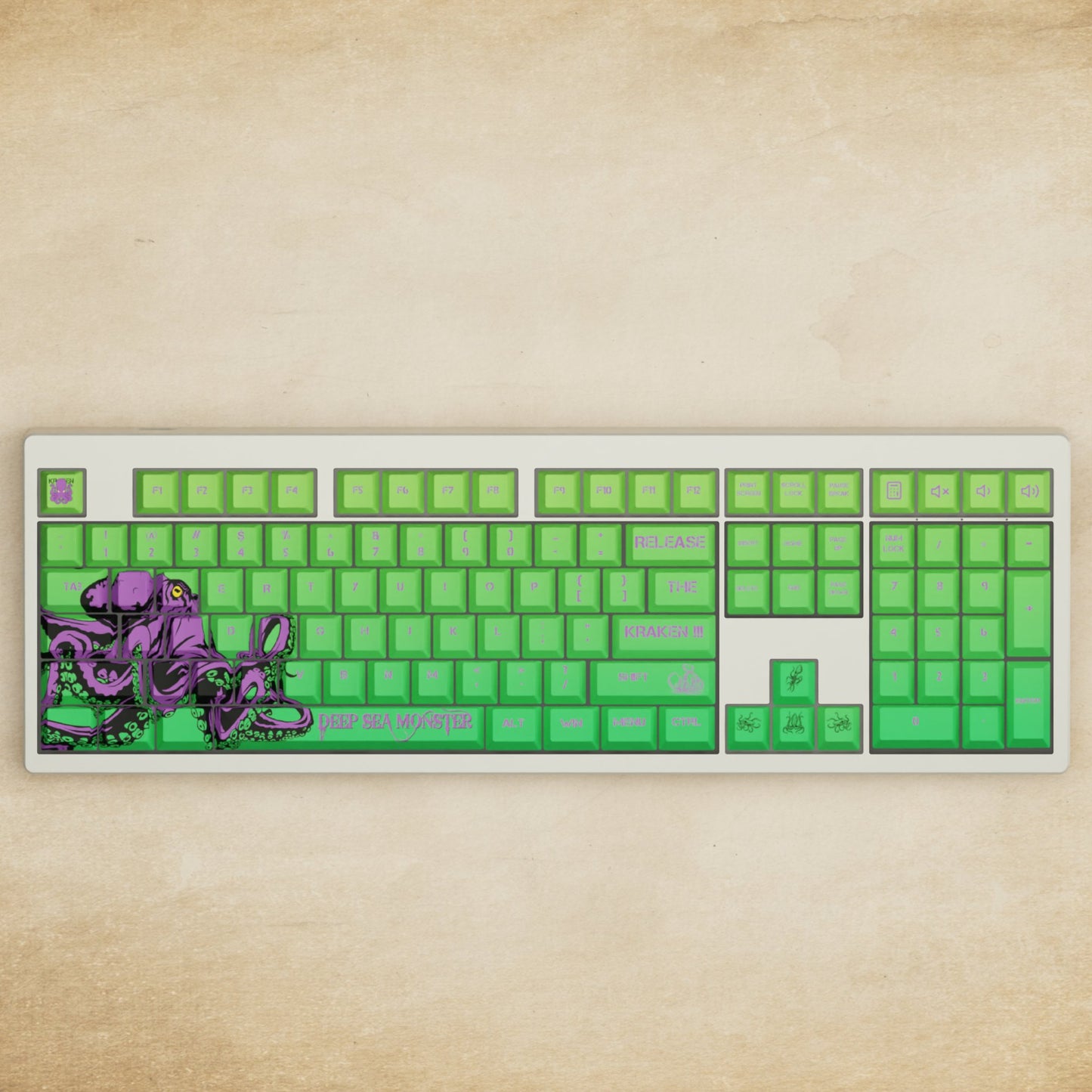 Monsgeek M5 - 100% Kraken Mechanical Keyboard - Goblintechkeys