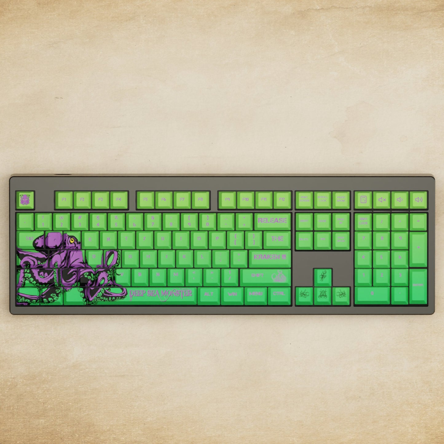 Monsgeek M5 - 100% Kraken Mechanical Keyboard - Goblintechkeys