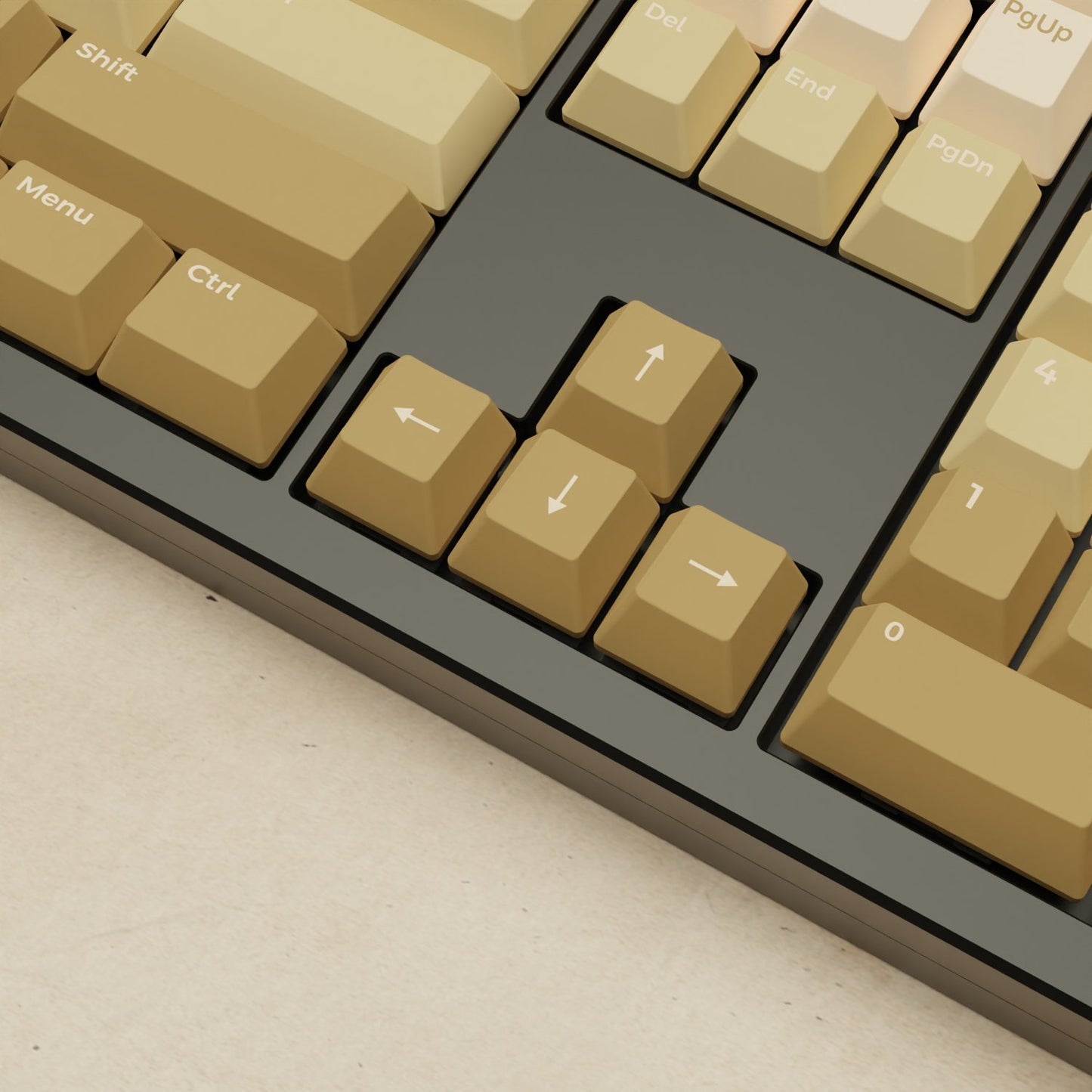 Monsgeek M5 - 100% Latte Mechanical Keyboard - Goblintechkeys