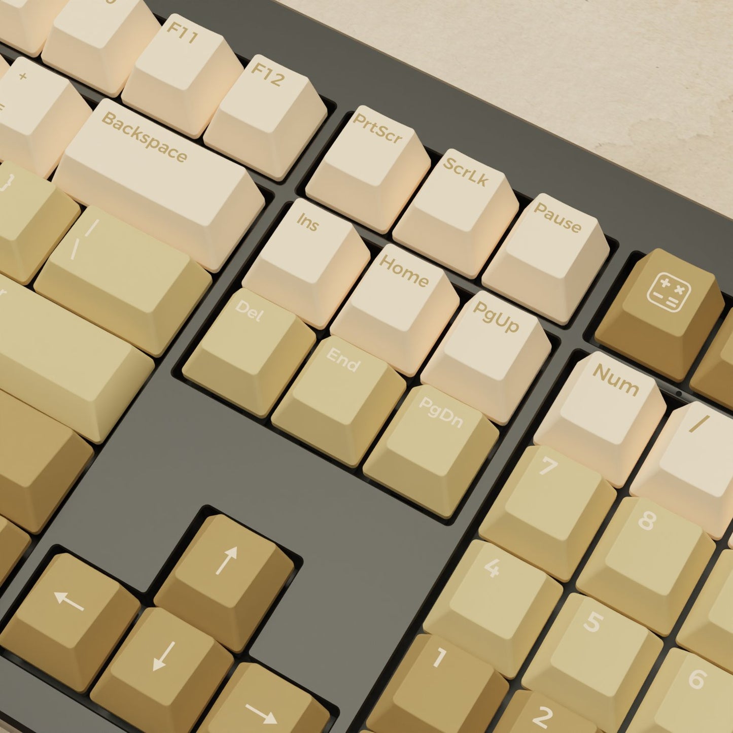 Monsgeek M5 - 100% Latte Mechanical Keyboard - Goblintechkeys