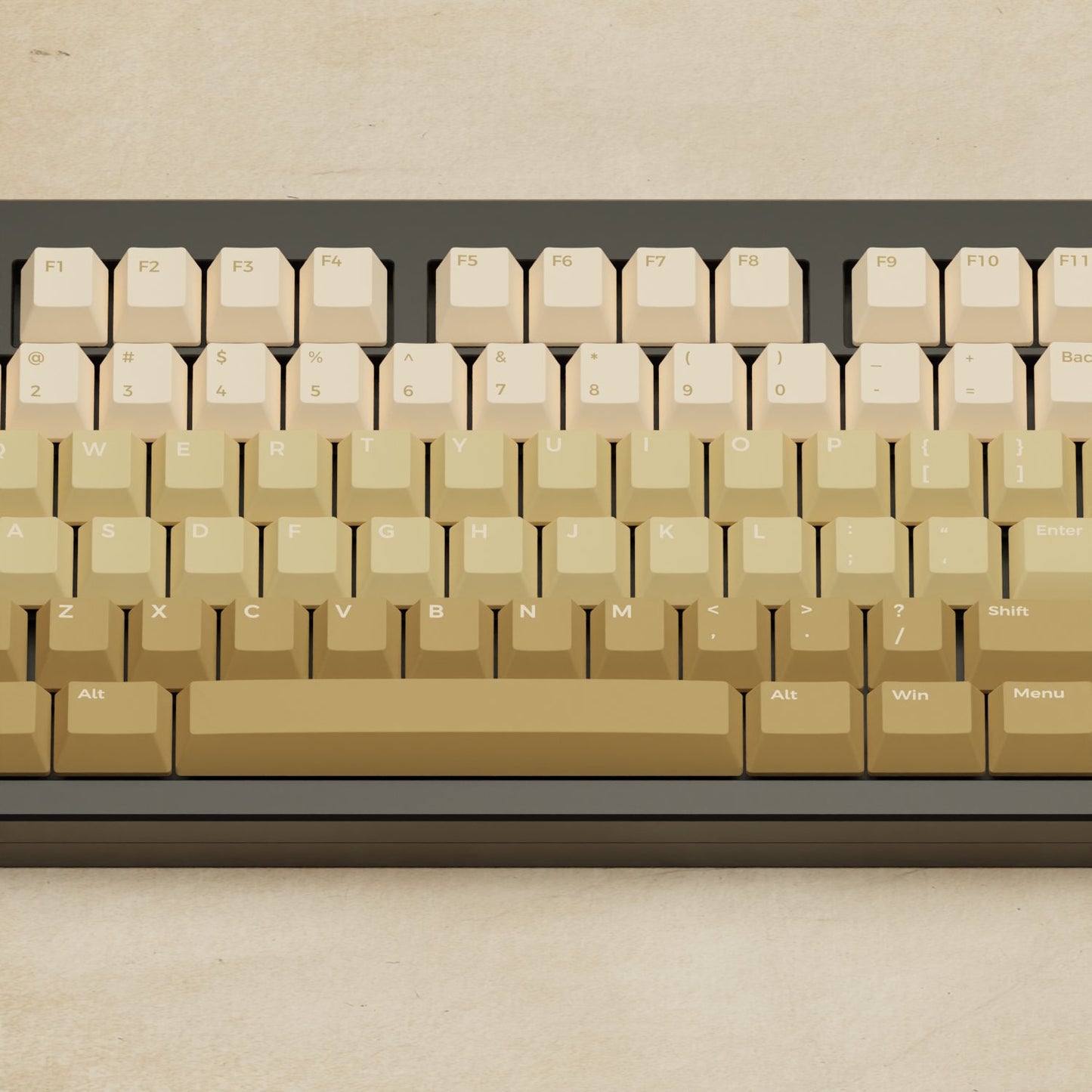 Monsgeek M5 - 100% Latte Mechanical Keyboard - Goblintechkeys