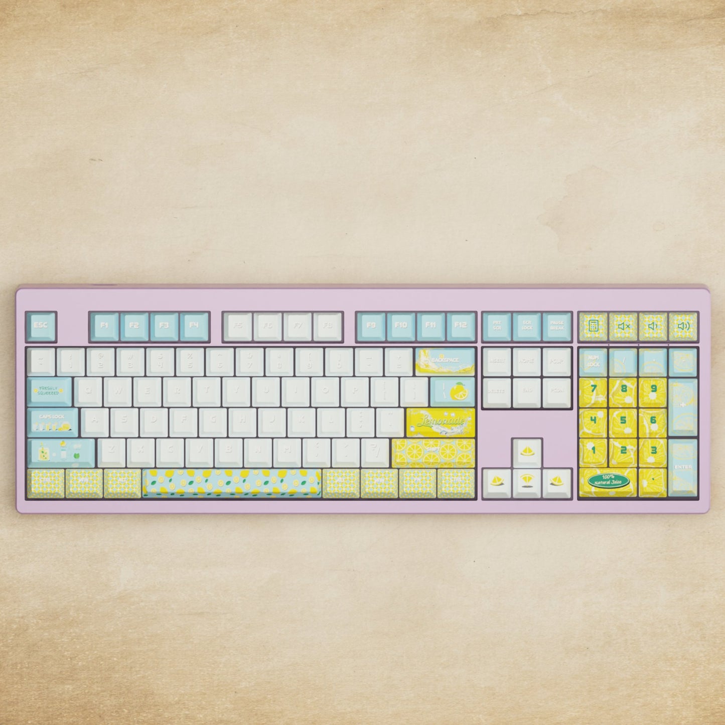 Monsgeek M5 - 100% Lemonade Mechanical Keyboard - Goblintechkeys