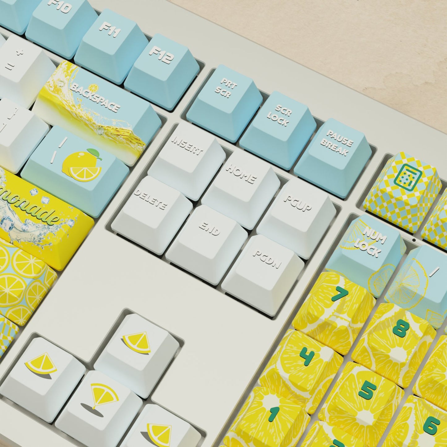 Monsgeek M5 - 100% Lemonade Mechanical Keyboard - Goblintechkeys