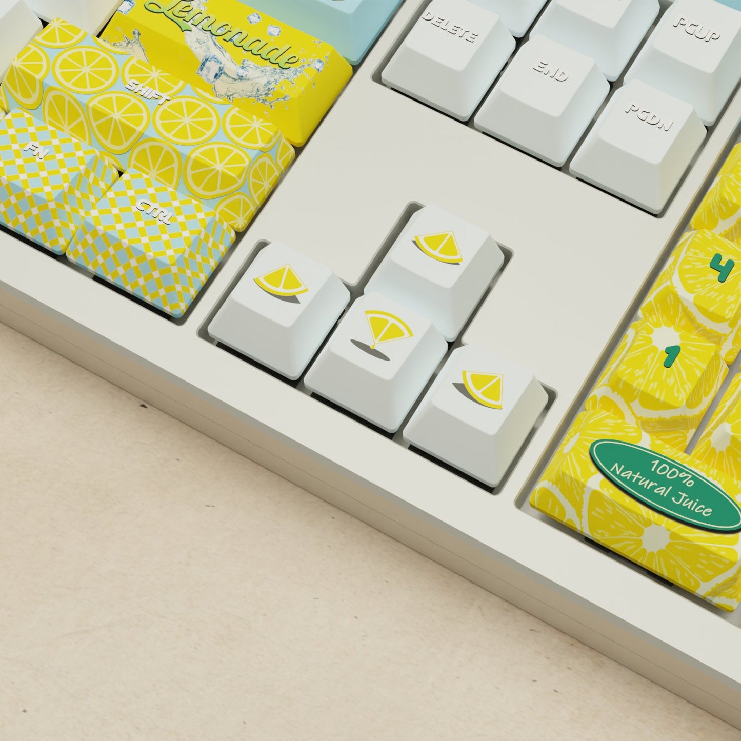 Monsgeek M5 - 100% Lemonade Mechanical Keyboard - Goblintechkeys