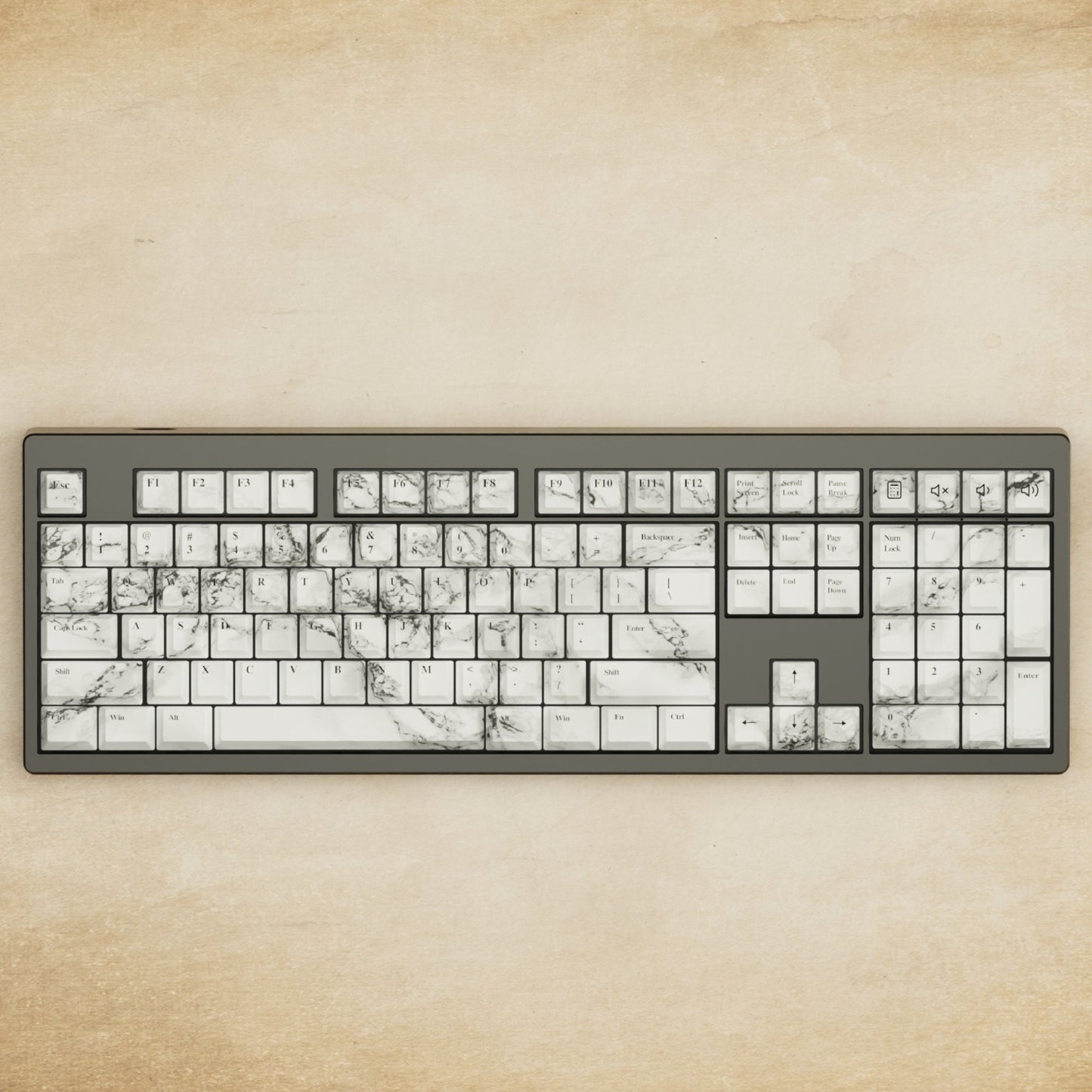 Monsgeek M5 - 100% Marble Mechanical Keyboard - Goblintechkeys