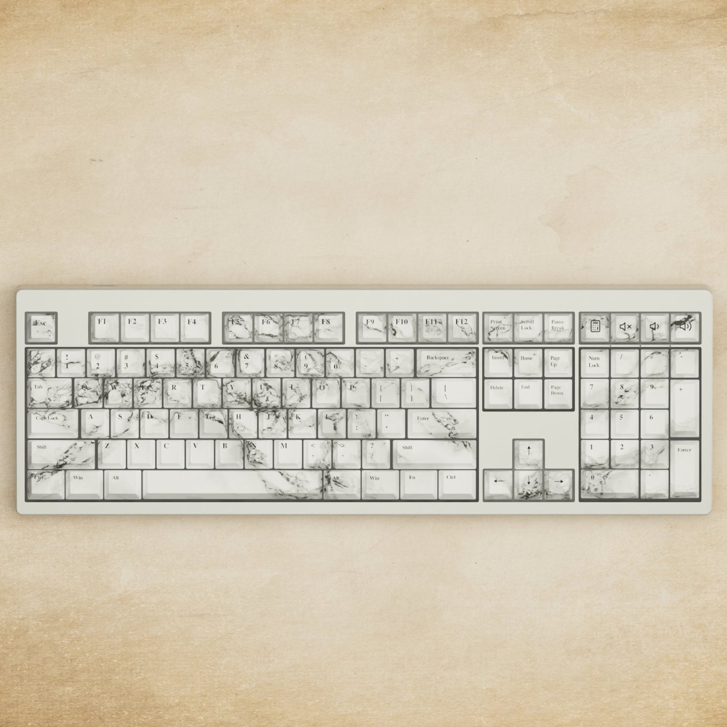 Monsgeek M5 - 100% Marble Mechanical Keyboard - Goblintechkeys
