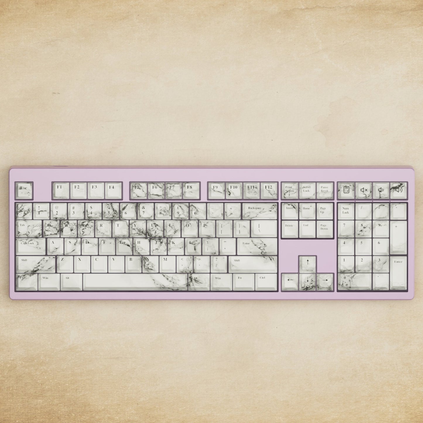 Monsgeek M5 - 100% Marble Mechanical Keyboard - Goblintechkeys