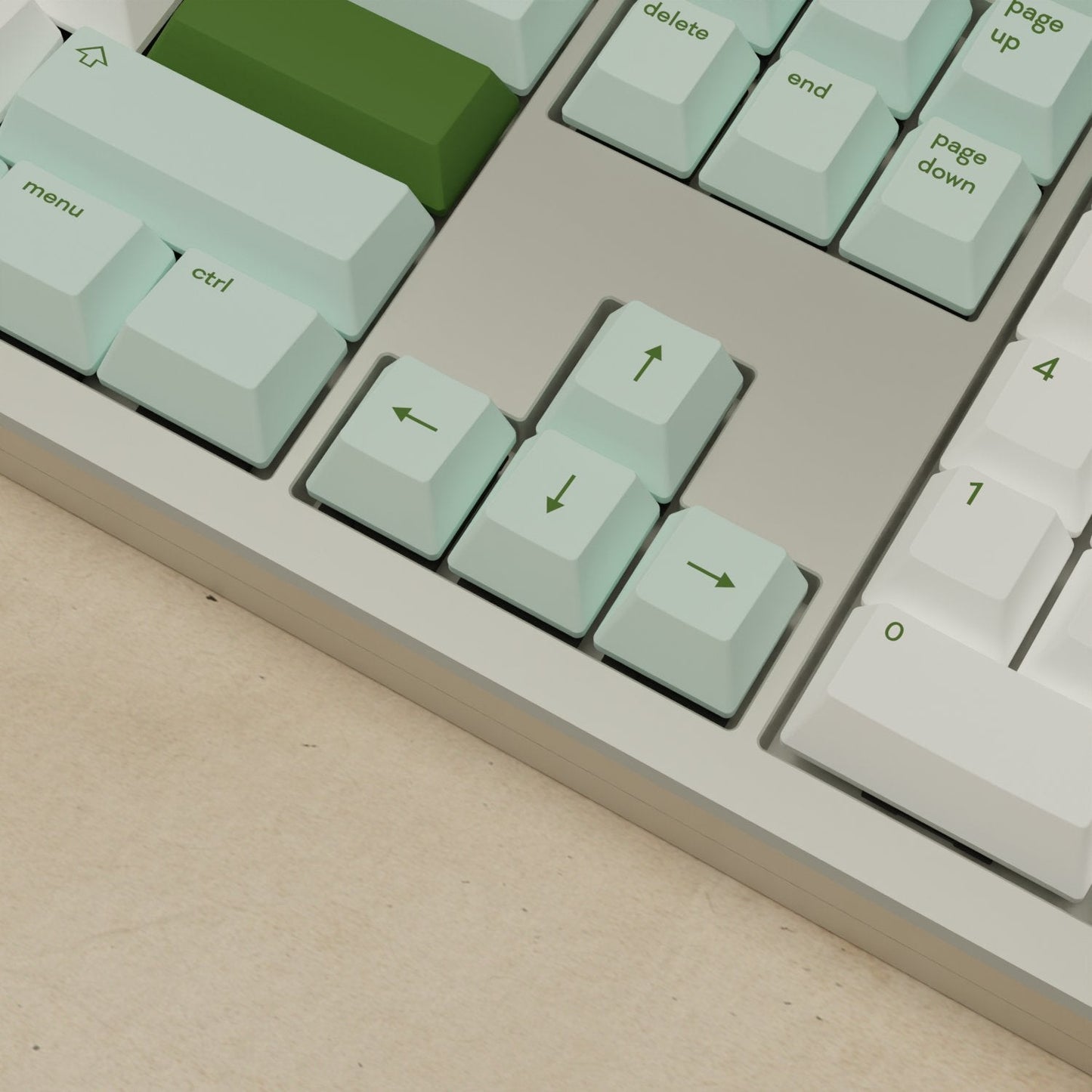 Monsgeek M5 - 100% Matcha Mechanical Keyboard - Goblintechkeys