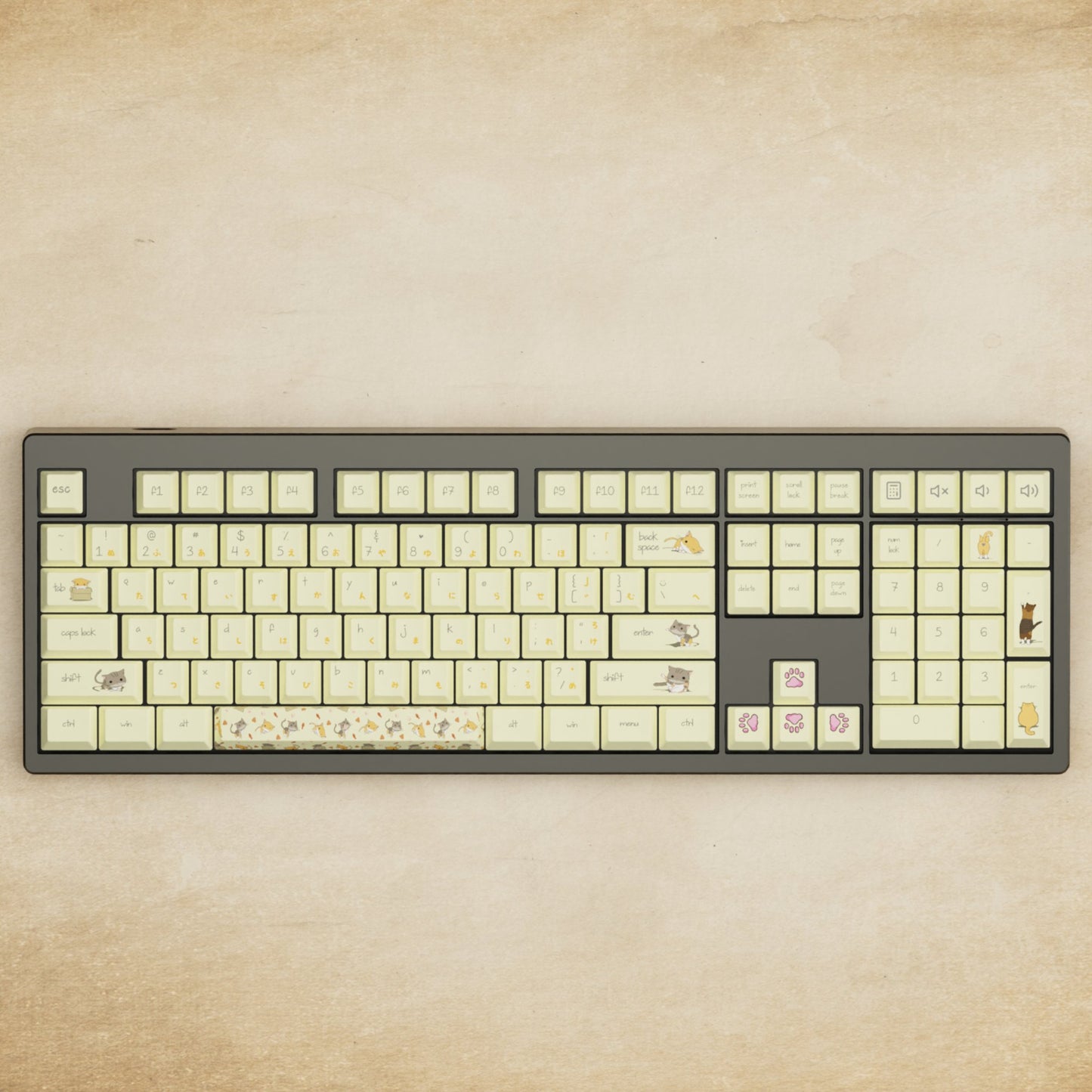 Monsgeek M5 - 100% Meowcaps Mechanical Keyboard - Goblintechkeys
