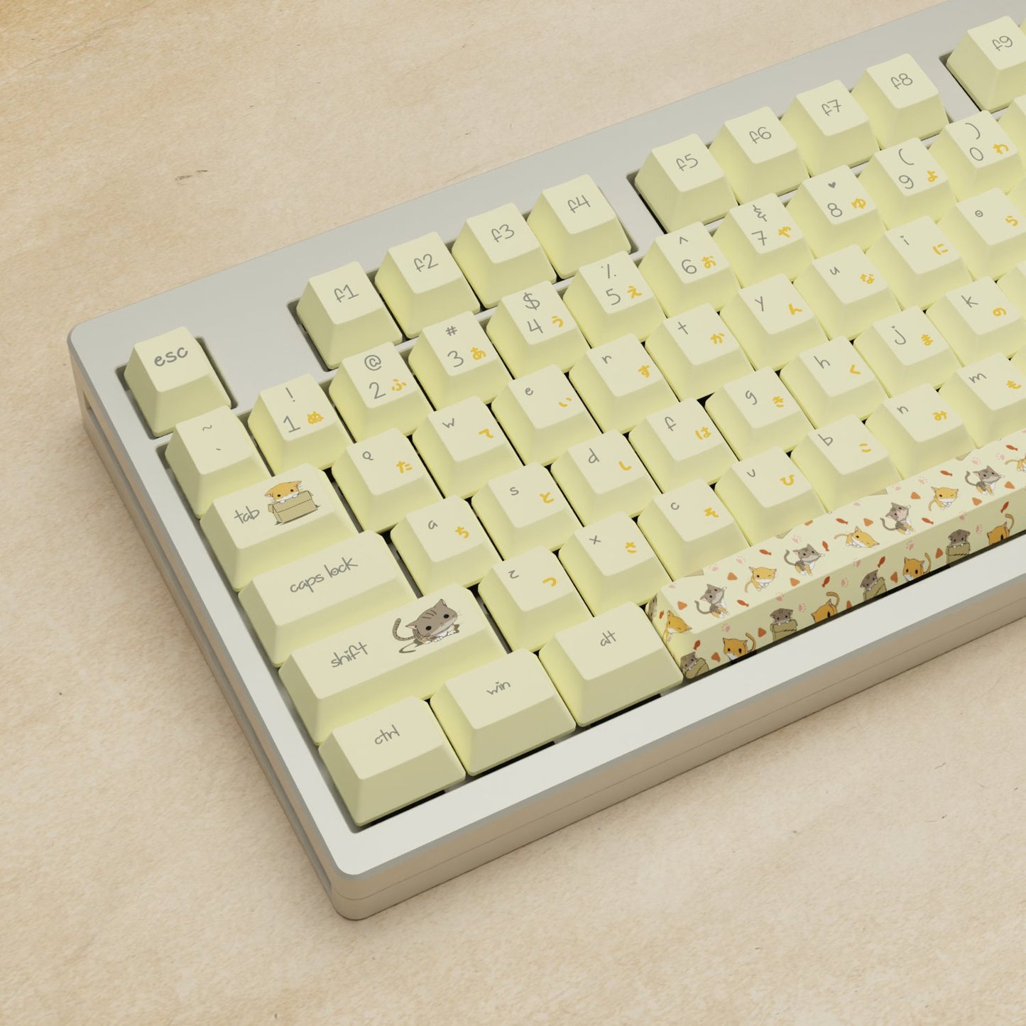 Monsgeek M5 - 100% Meowcaps Mechanical Keyboard - Goblintechkeys