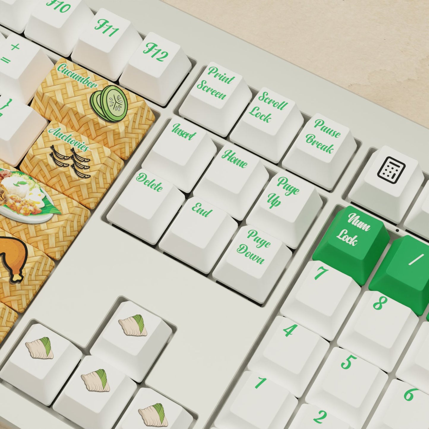 Monsgeek M5 - 100% Nasi Lemak Mechanical Keyboard - Goblintechkeys