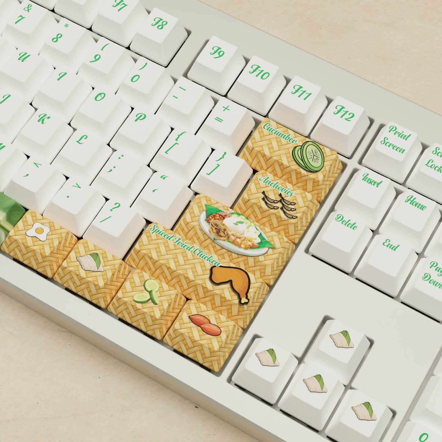Monsgeek M5 - 100% Nasi Lemak Mechanical Keyboard - Goblintechkeys