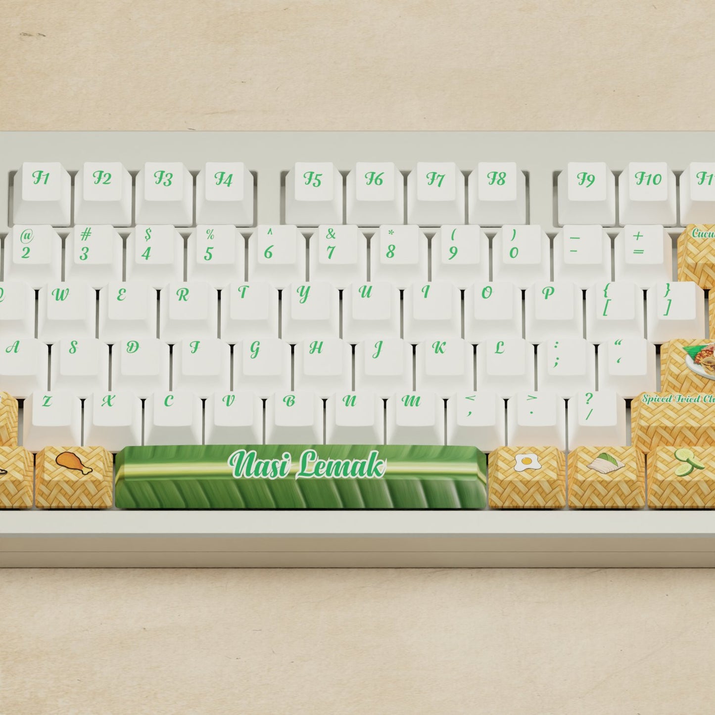 Monsgeek M5 - 100% Nasi Lemak Mechanical Keyboard - Goblintechkeys