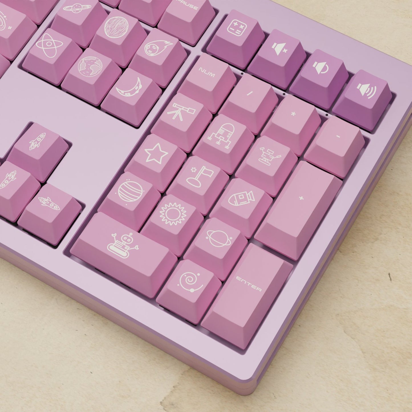 Monsgeek M5 - 100% Nebula Mechanical Keyboard - Goblintechkeys