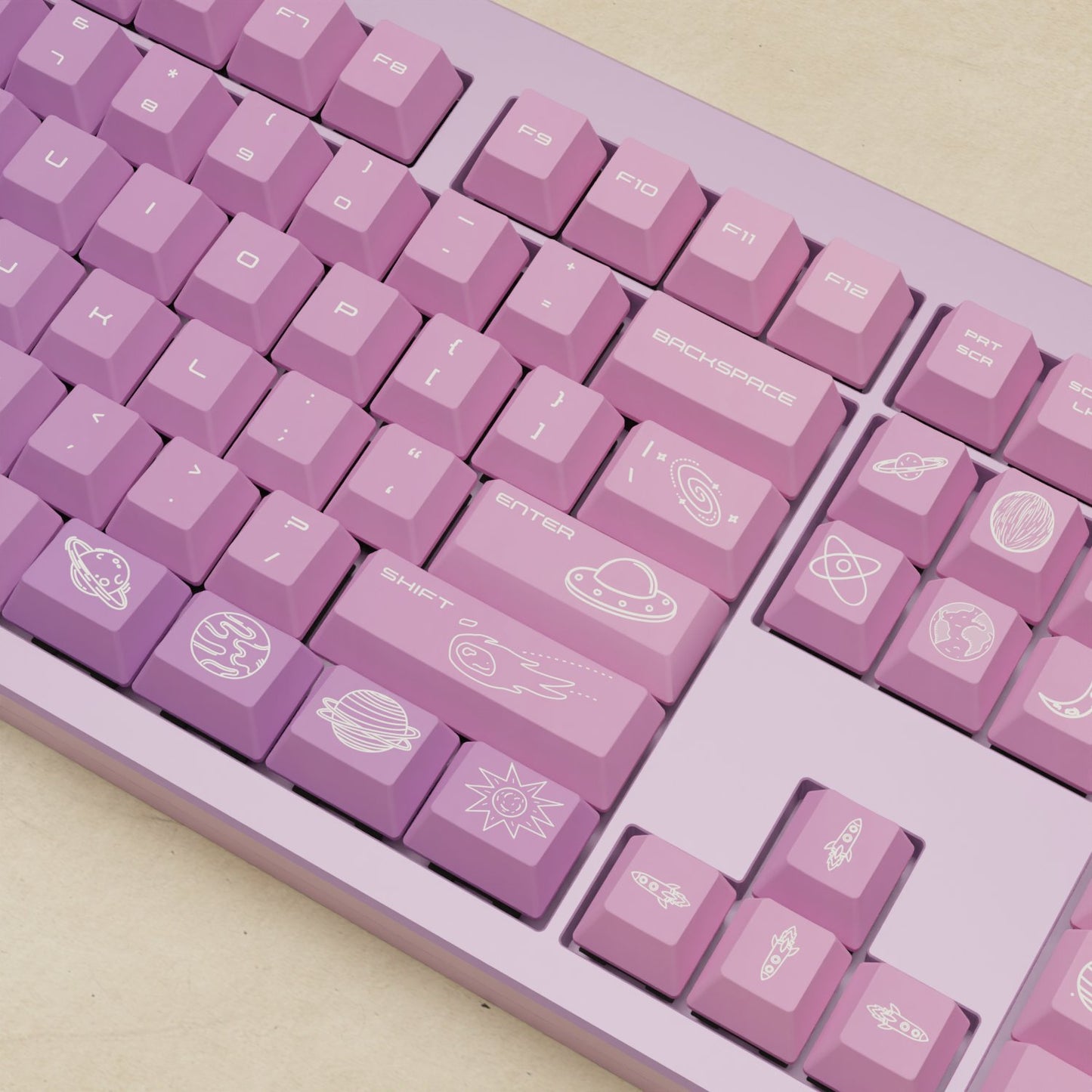 Monsgeek M5 - 100% Nebula Mechanical Keyboard - Goblintechkeys