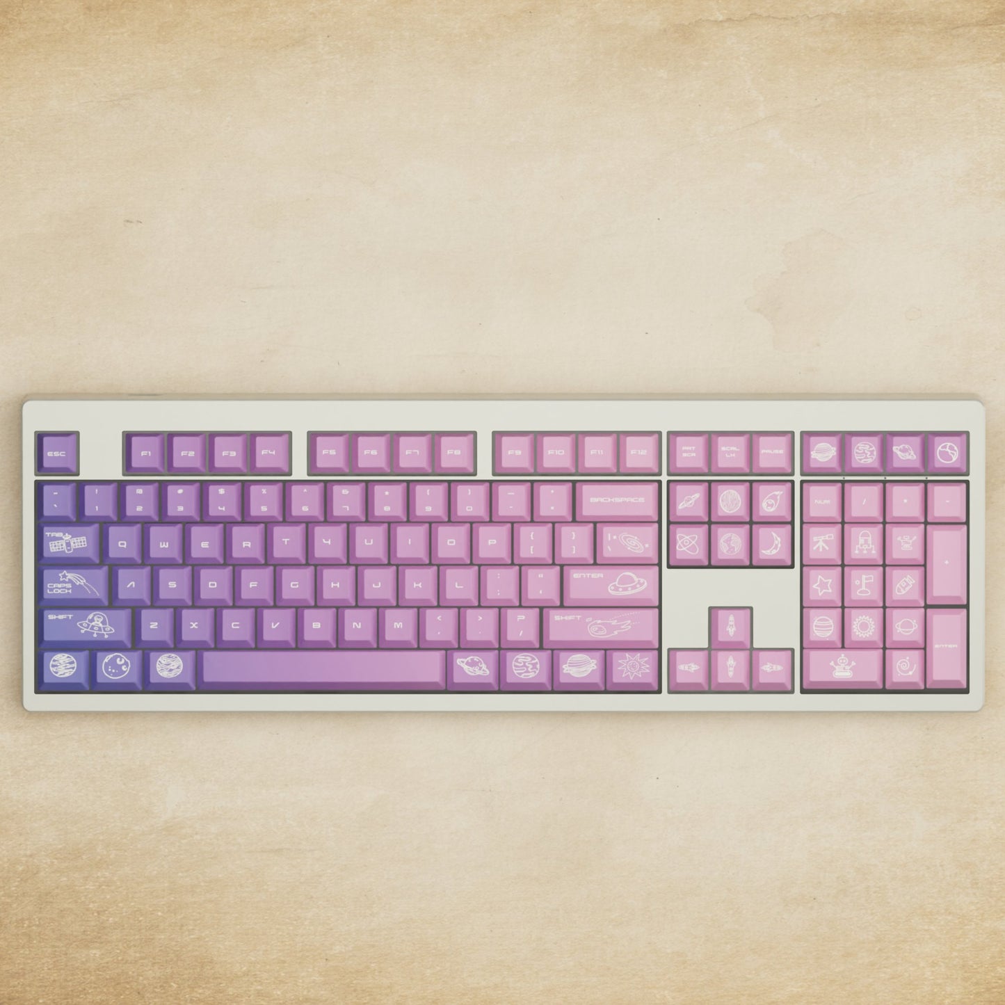 Monsgeek M5 - 100% Nebula Mechanical Keyboard - Goblintechkeys