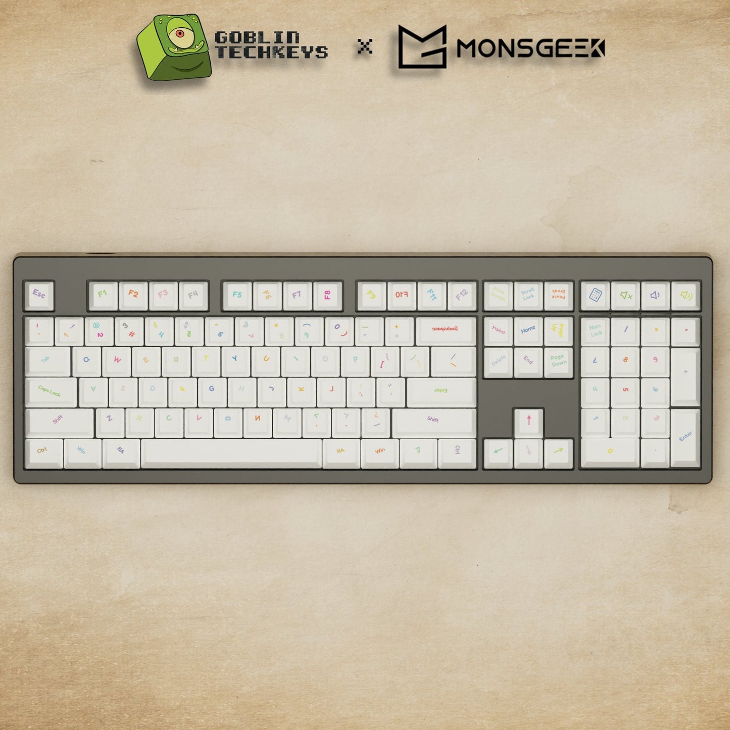Monsgeek M5 - 100% Non OCD Mechanical Keyboard - Goblintechkeys