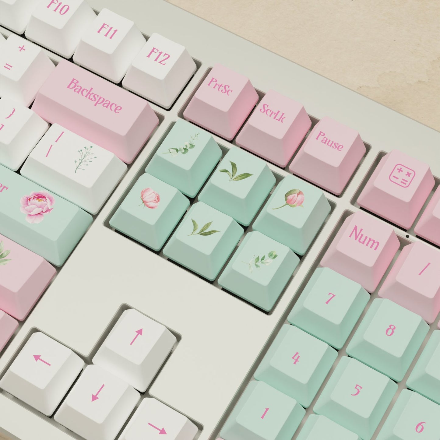 Monsgeek M5 - 100% Peony Mechanical Keyboard - Goblintechkeys