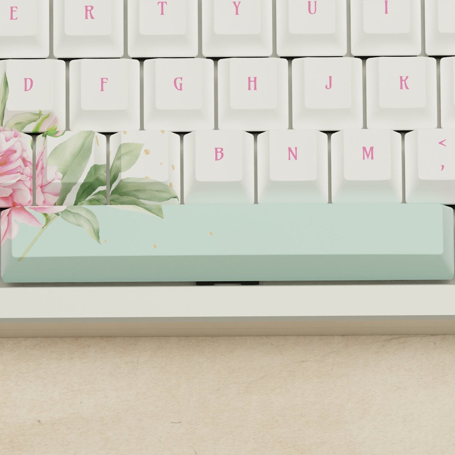 Monsgeek M5 - 100% Peony Mechanical Keyboard - Goblintechkeys