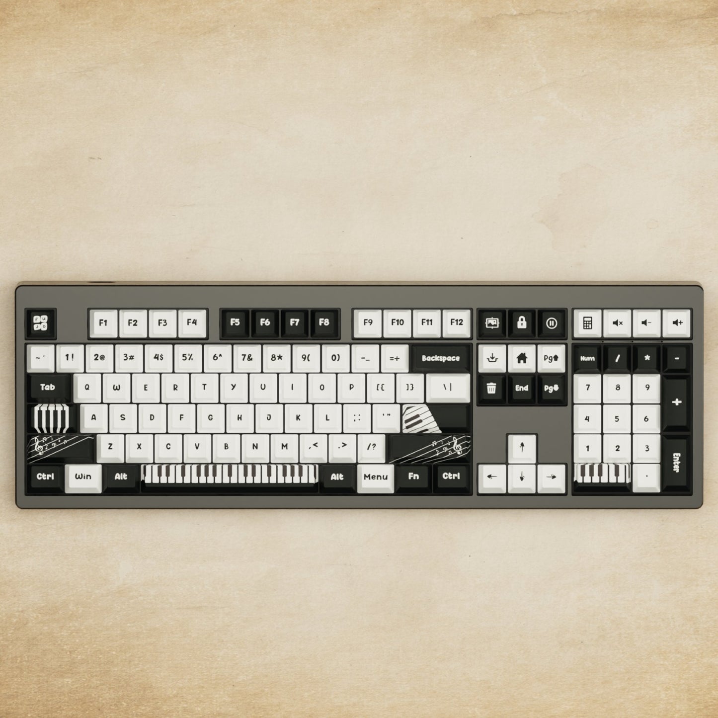 Monsgeek M5 - 100% Piano Mechanical Keyboard - Goblintechkeys