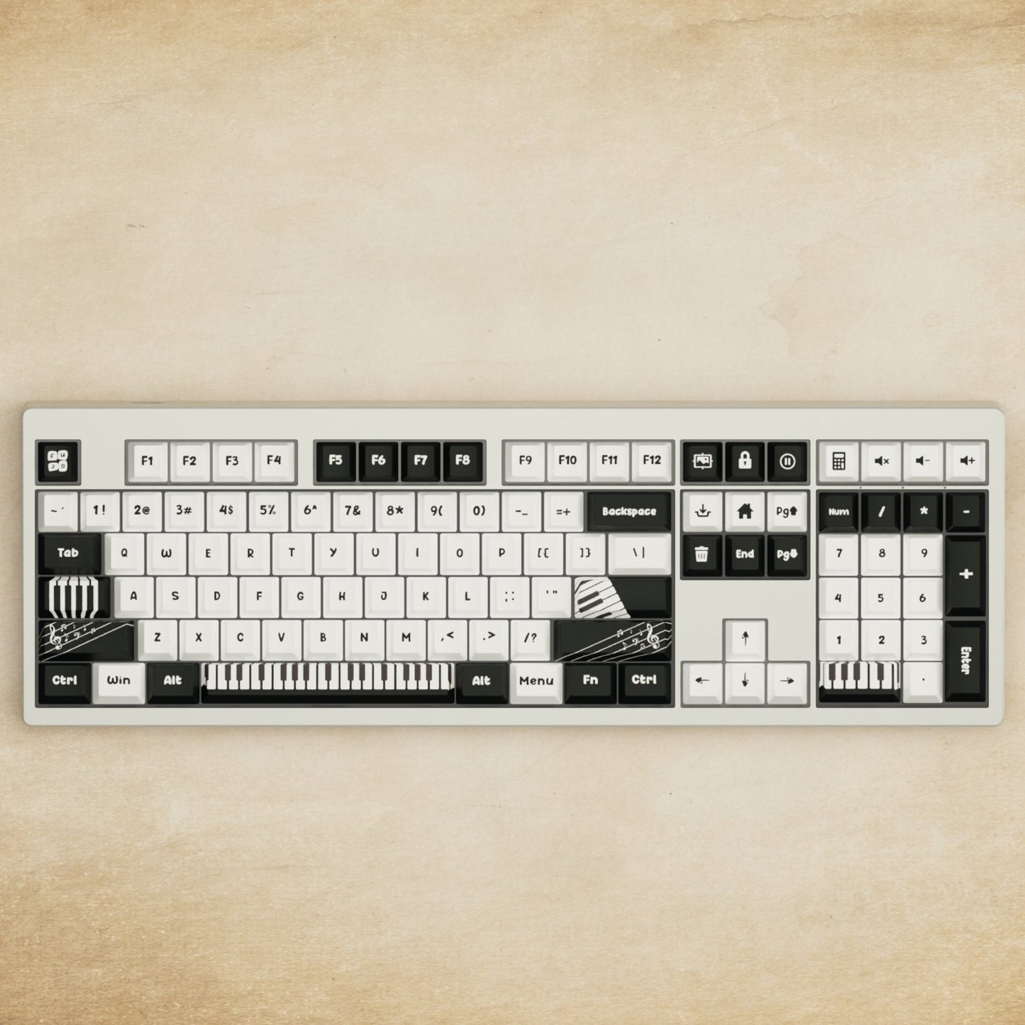 Monsgeek M5 - 100% Piano Mechanical Keyboard - Goblintechkeys