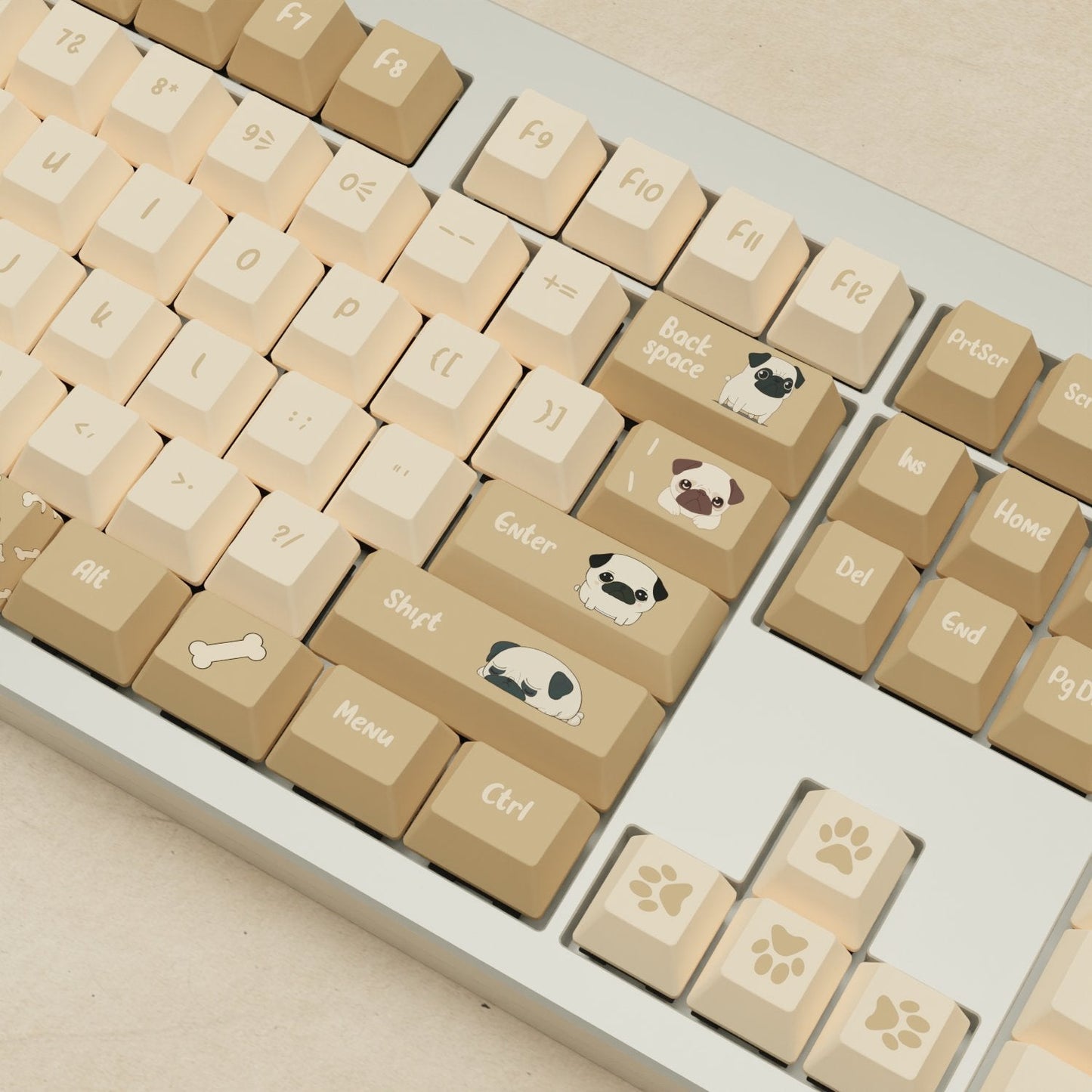 Monsgeek M5 - 100% Pug Mechanical Keyboard - Goblintechkeys