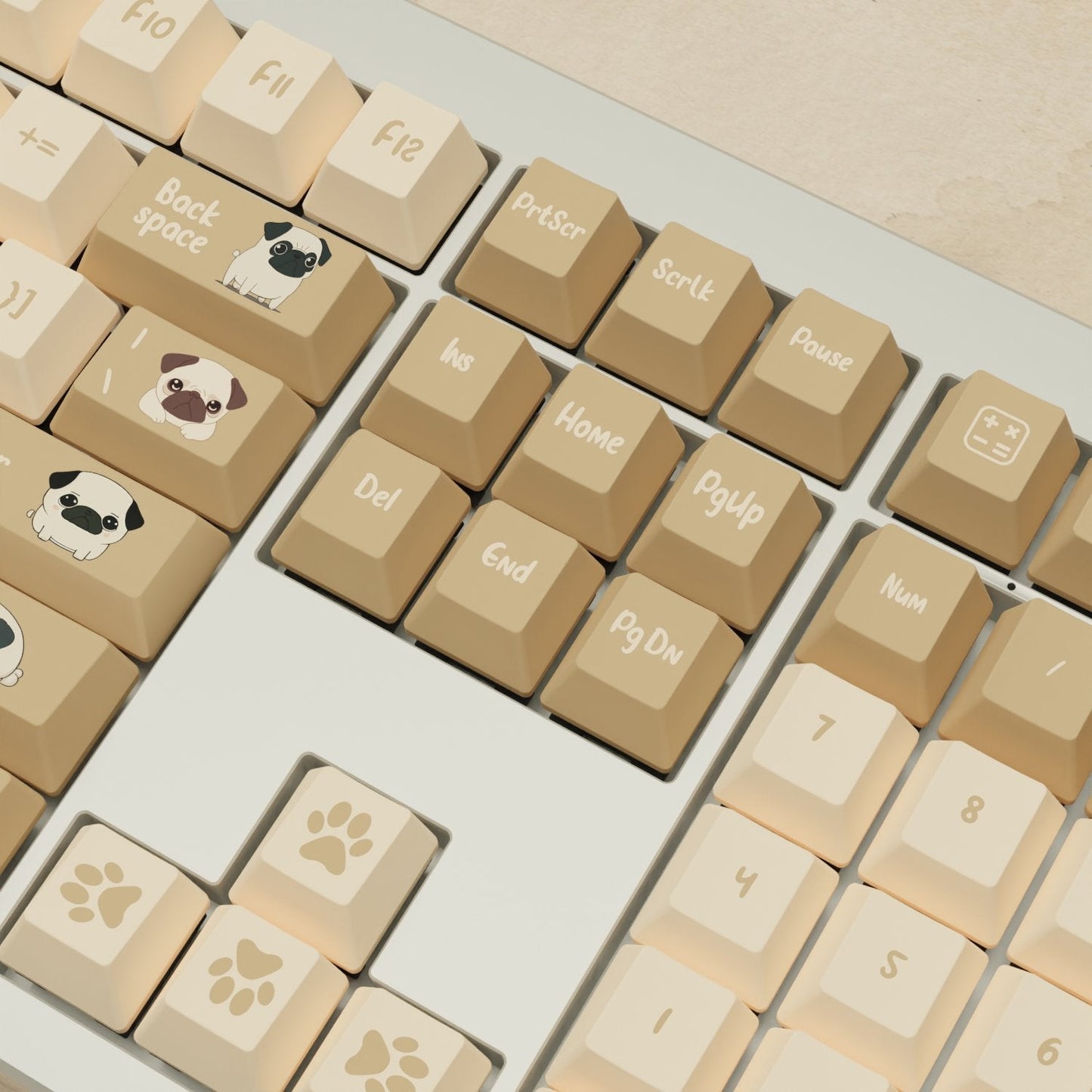 Monsgeek M5 - 100% Pug Mechanical Keyboard - Goblintechkeys