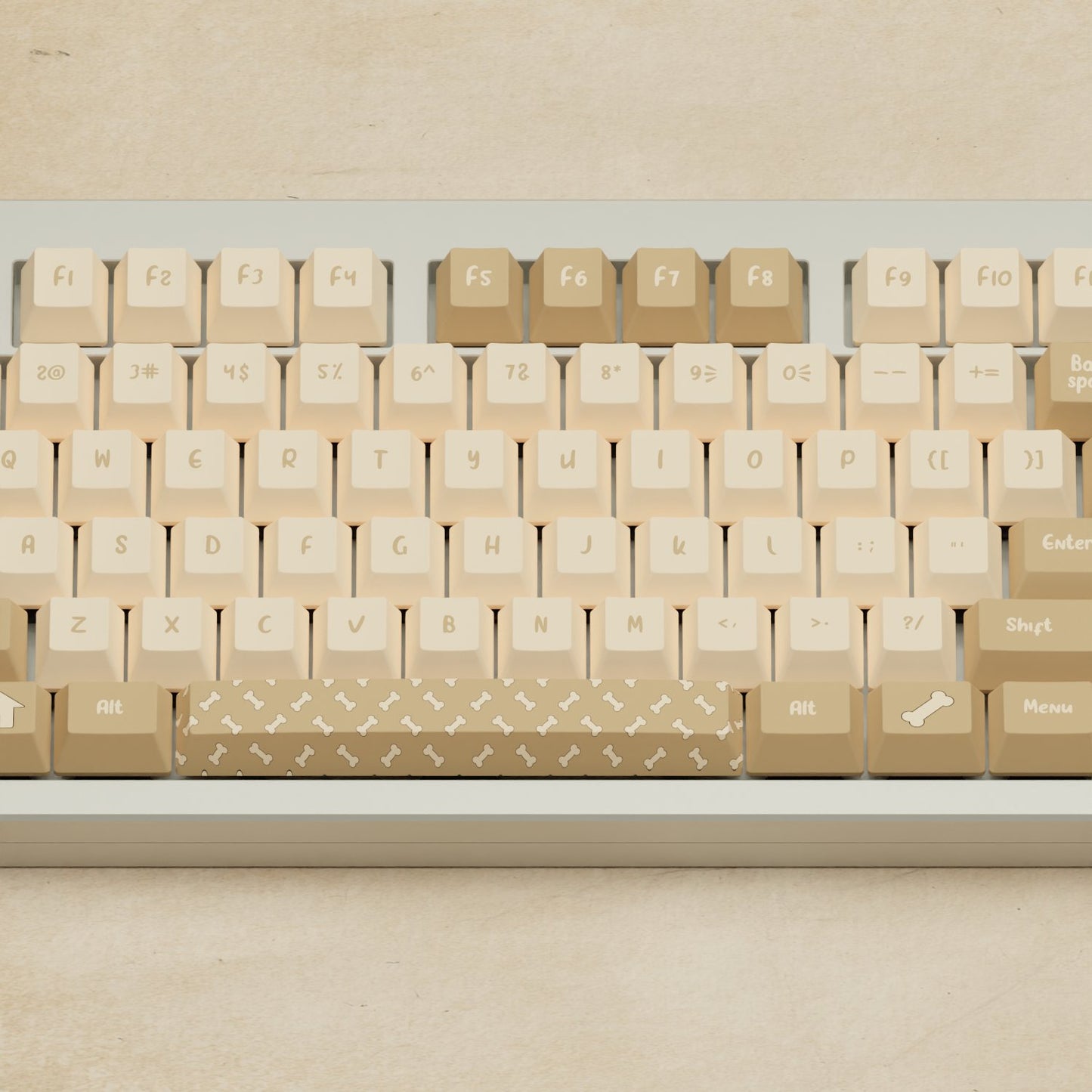 Monsgeek M5 - 100% Pug Mechanical Keyboard - Goblintechkeys