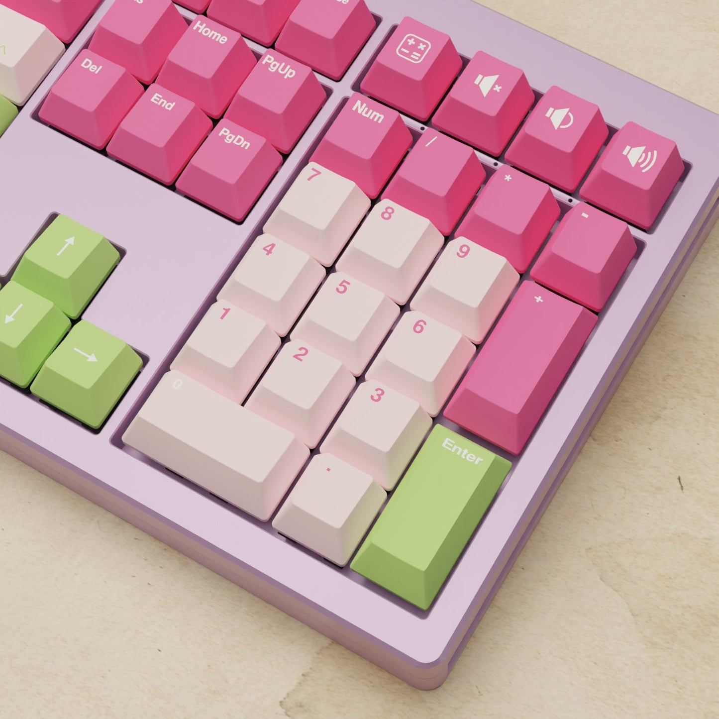 Monsgeek M5 - 100% Sakura Mechanical Keyboard - Goblintechkeys
