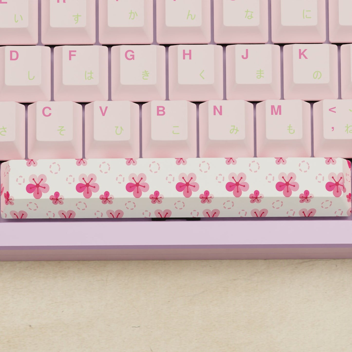 Monsgeek M5 - 100% Sakura Mechanical Keyboard - Goblintechkeys