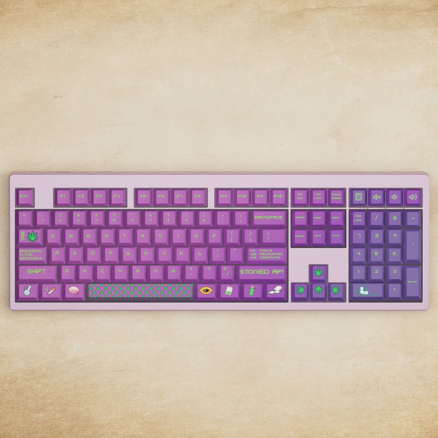 Monsgeek M5 - 100% Stoner Mechanical Keyboard - Goblintechkeys