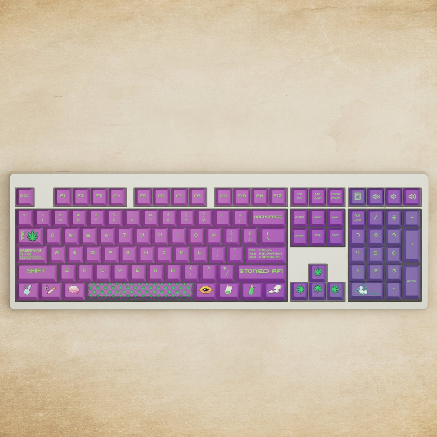 Monsgeek M5 - 100% Stoner Mechanical Keyboard - Goblintechkeys