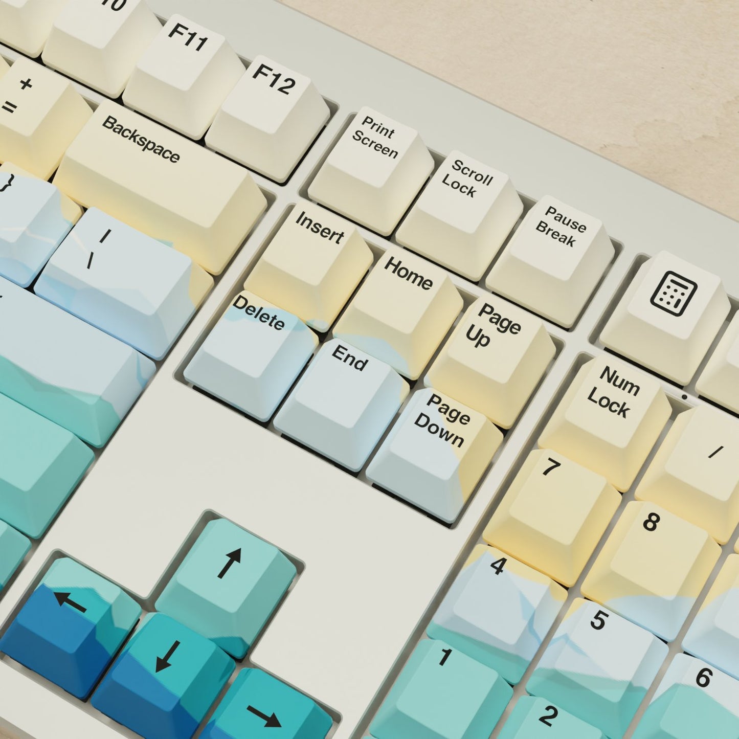 Monsgeek M5 - 100% Sunset Mechanical Keyboard - Goblintechkeys